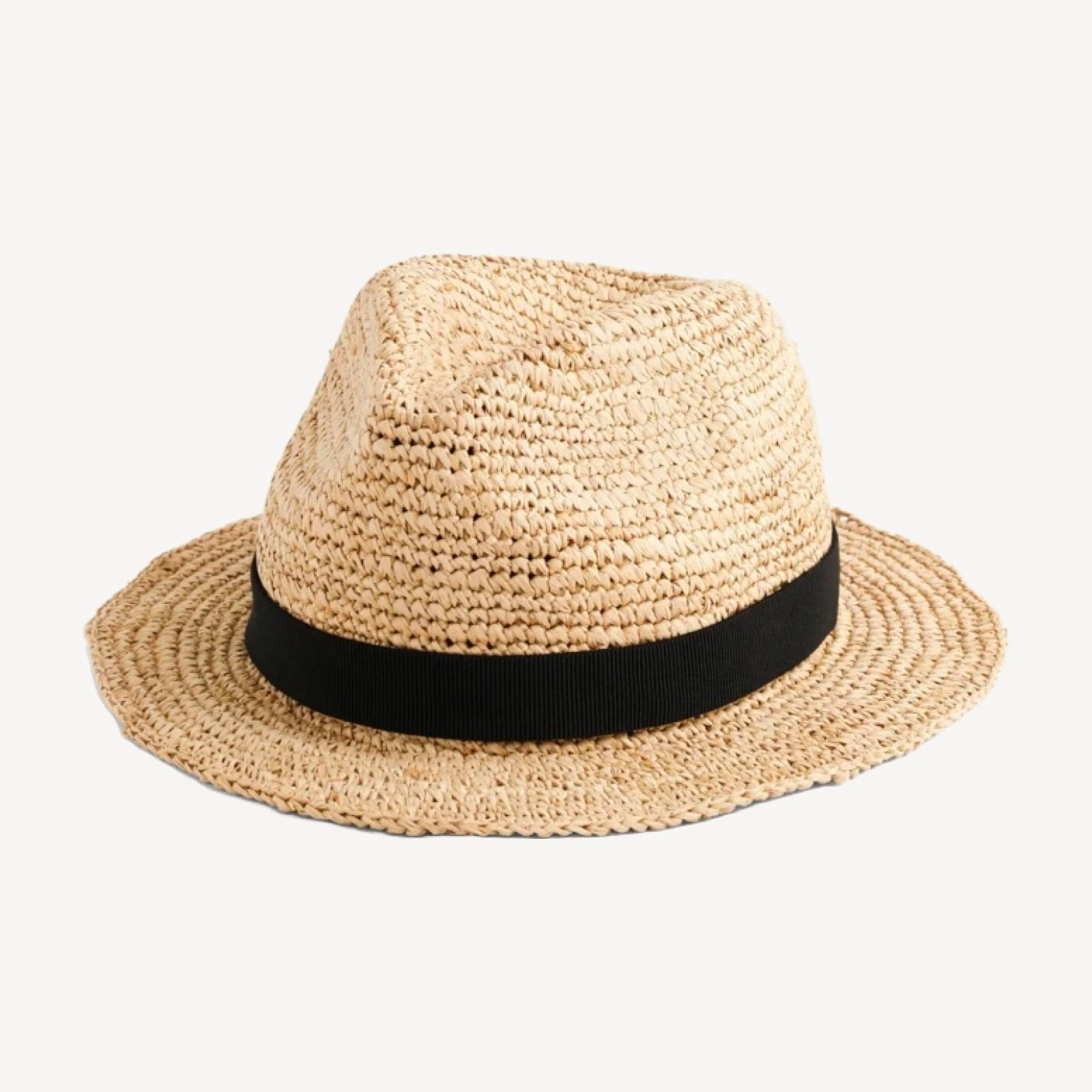 Packable straw hat