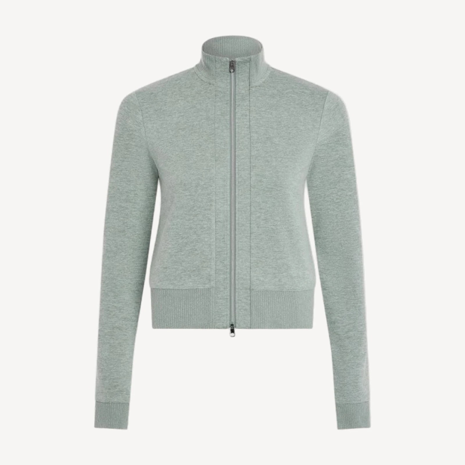 Rufus Cropped Zip Through Sweat