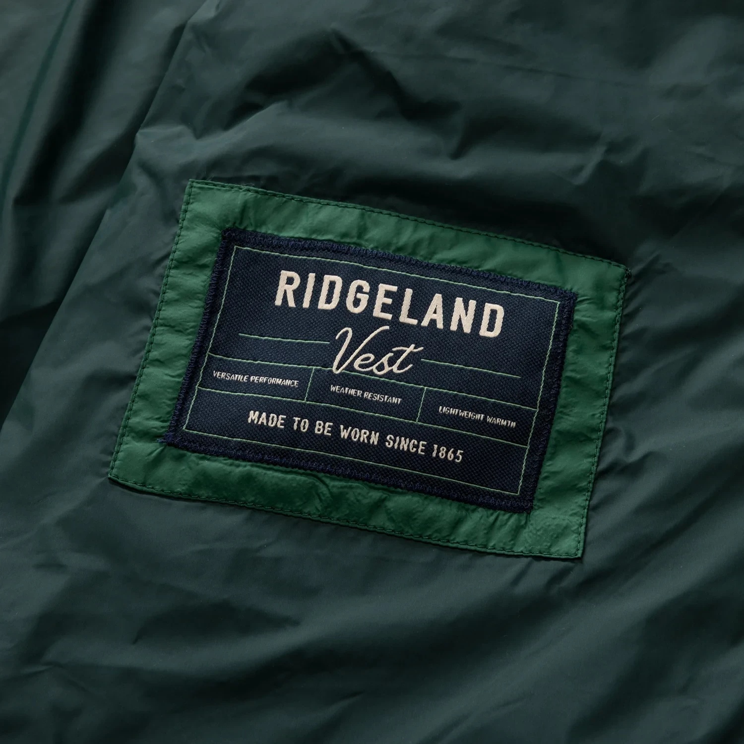 Ridgeland Performance Quilted Vest - Hunter Green, photo 5