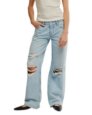 Free People We The Free Tennessee Low Rise Boyfriend Jeans in Outlaw