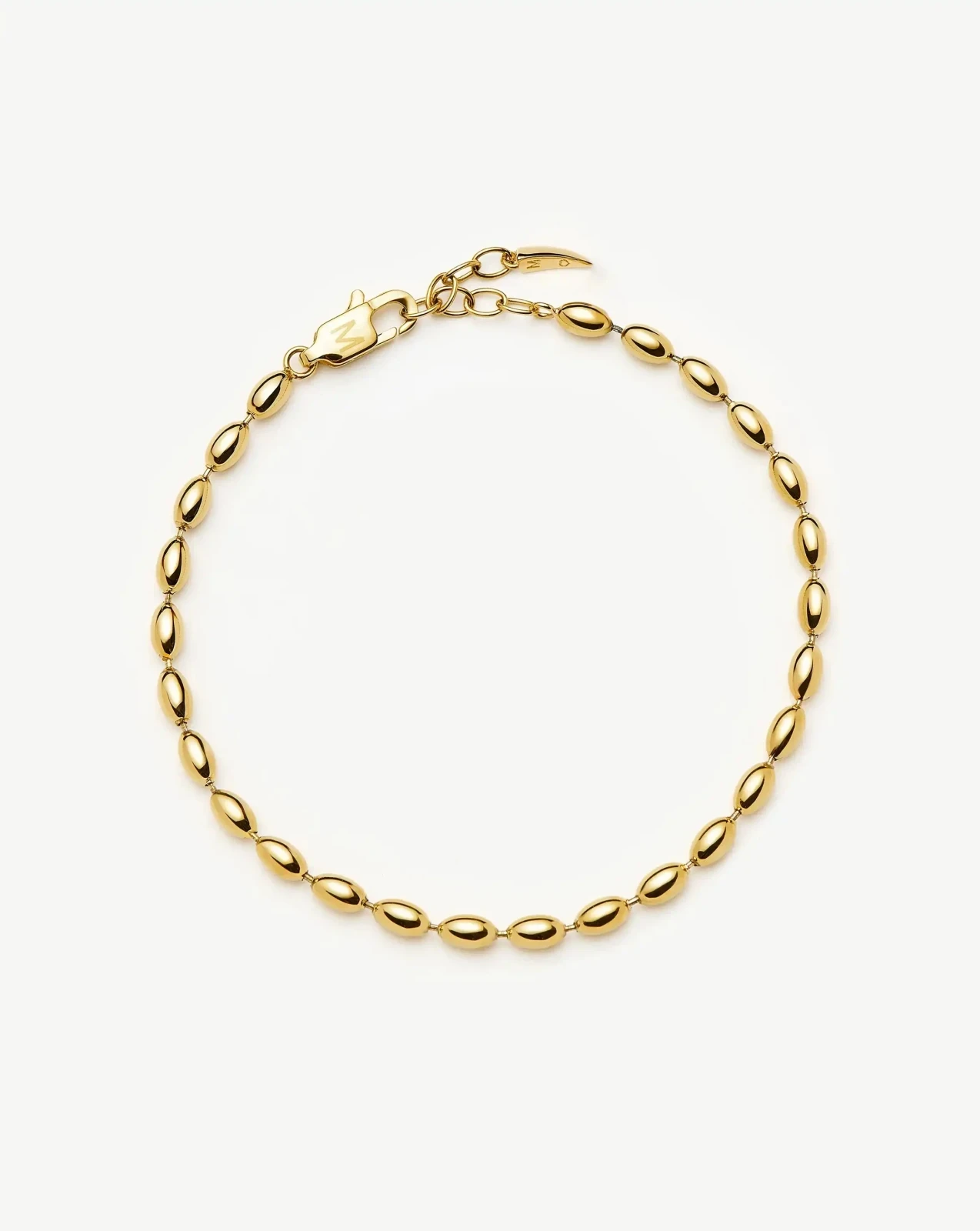 Molten Olive Chain Bracelet | 18ct Gold Plated
