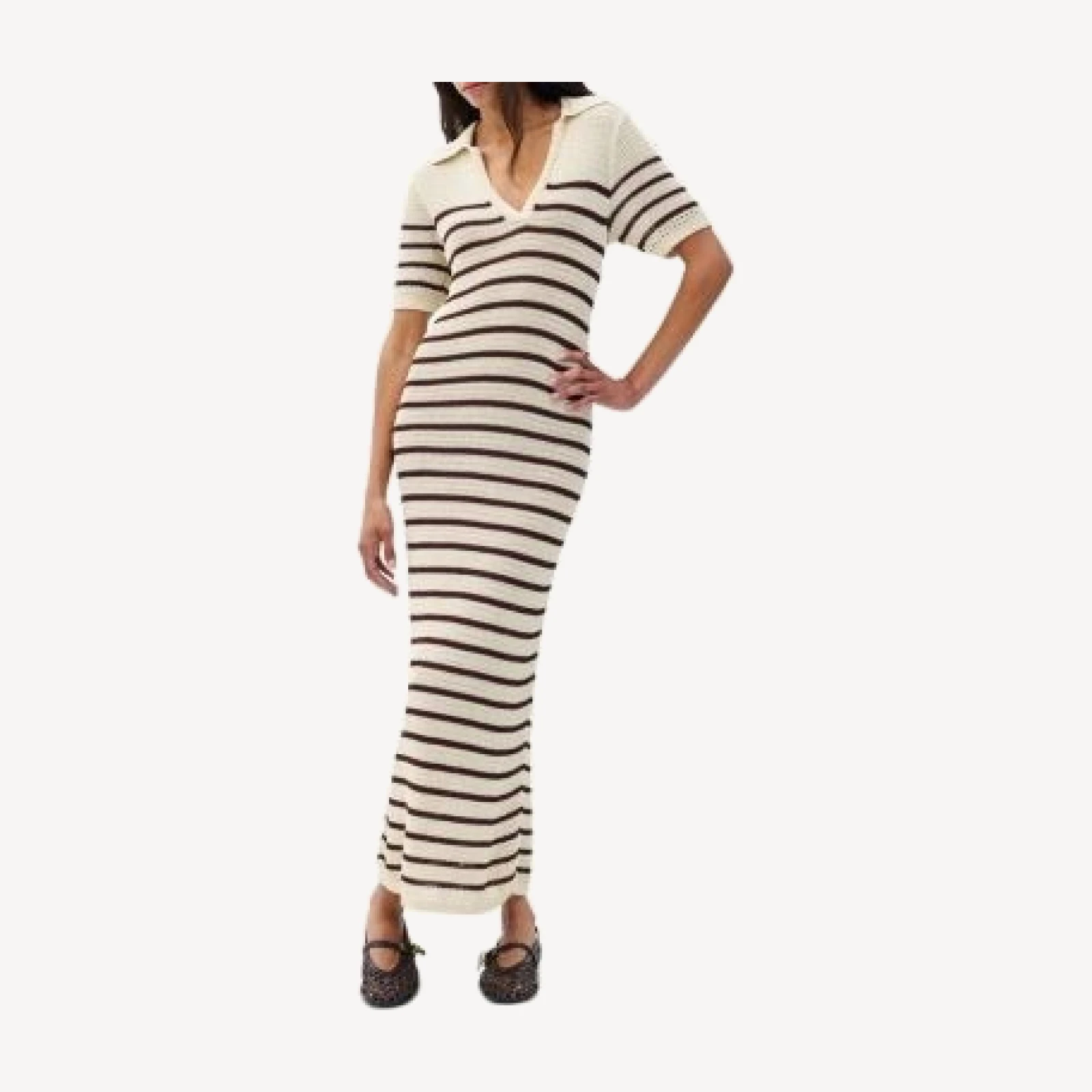 rag & bone Costi Short Sleeve Polo Dress