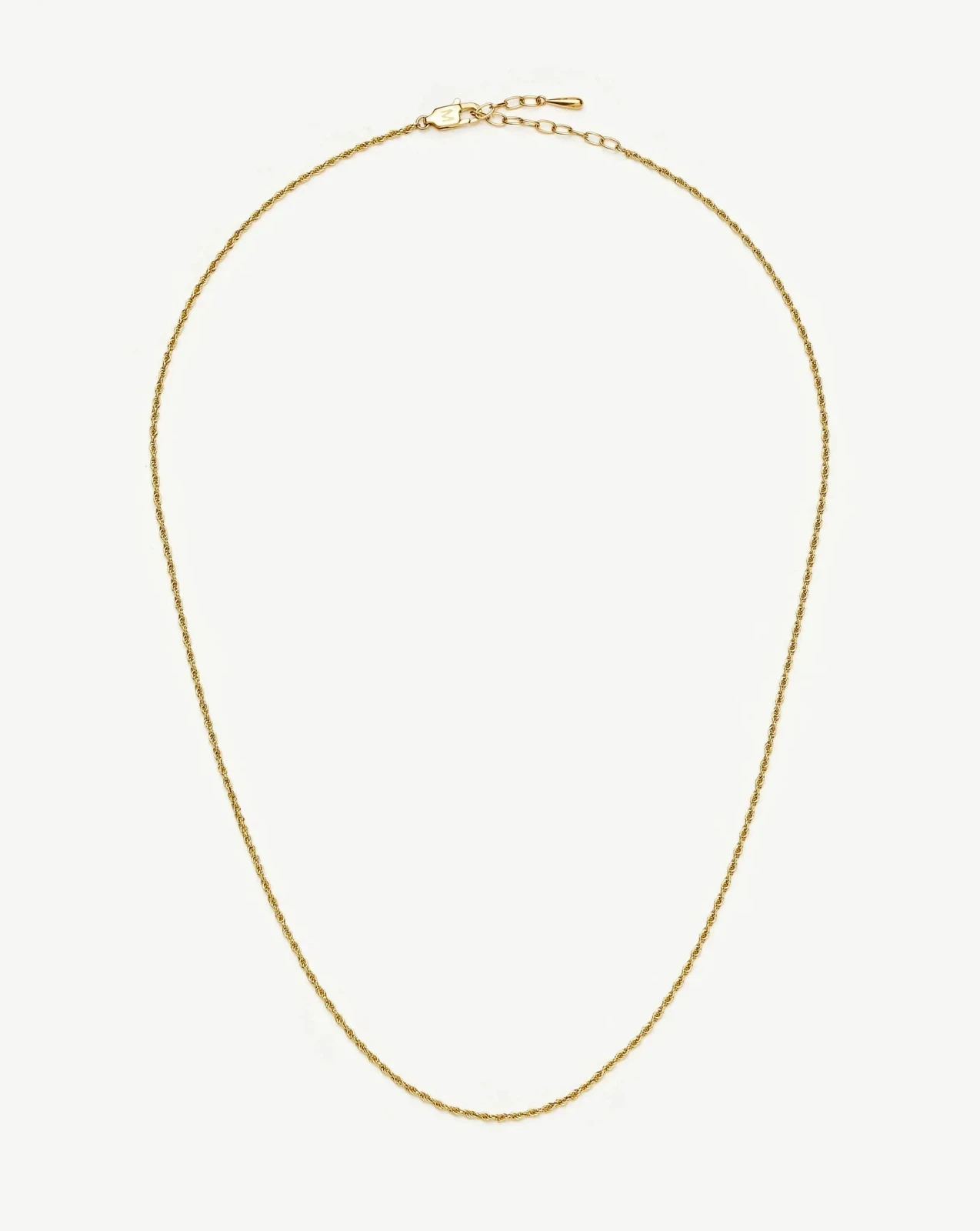 Medium Rope Chain Necklace | 18ct Gold Plated