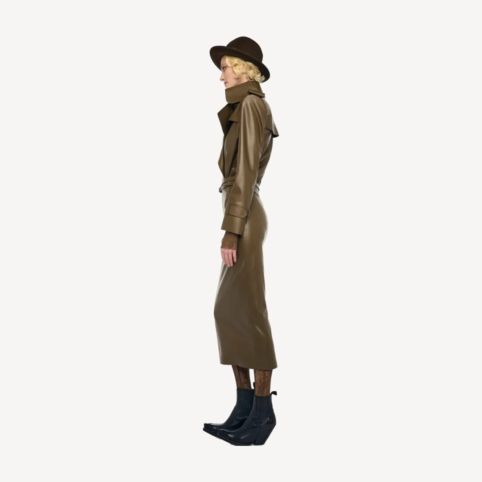 DOUBLE BREASTED TRENCH BODYSUIT