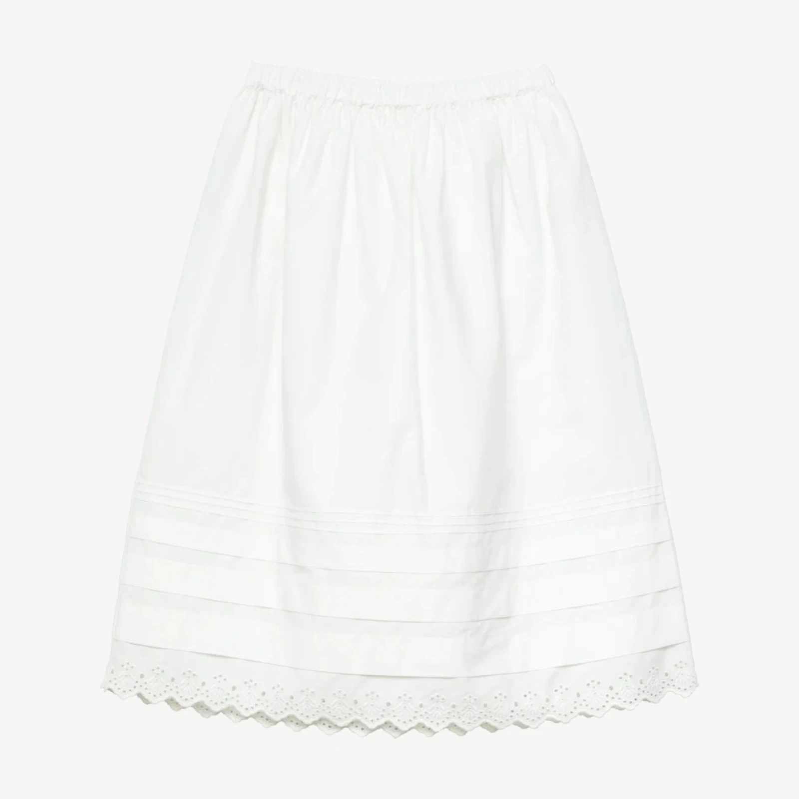LITTLE SEBASTIANE MIDI SKIRT -- SALT