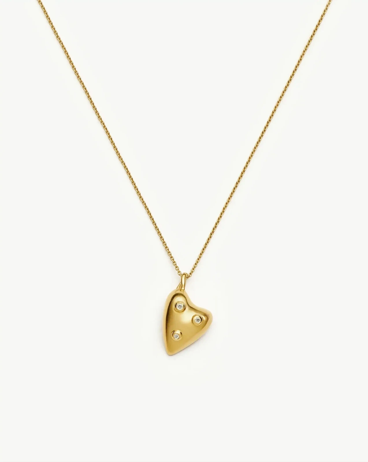Harris Reed All My Heart Necklace | 18ct Gold Plated/Cubic Zirconia