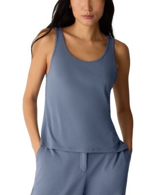 Eileen Fisher Scoop Neck Sleeveless Silk Top