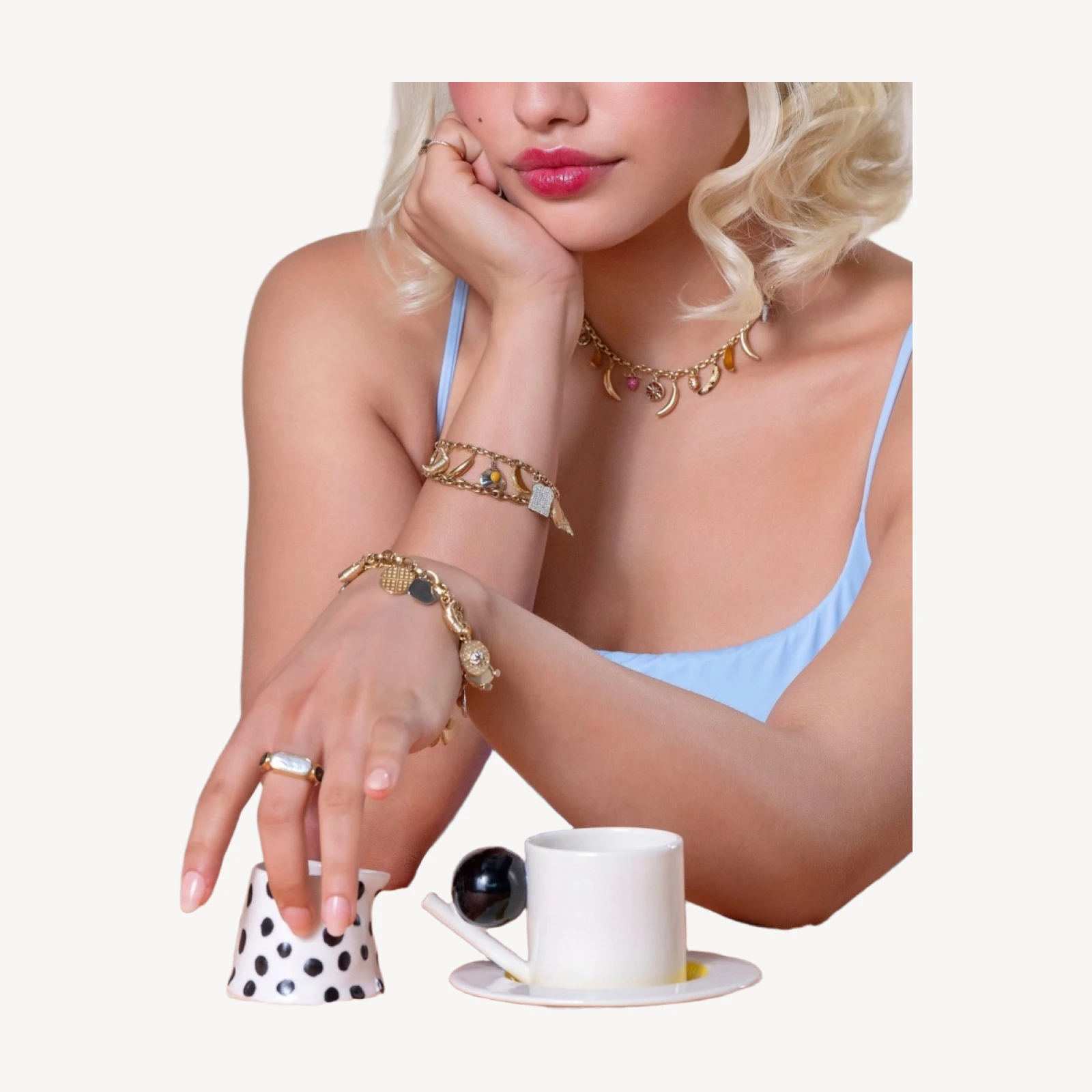 Pavé Toast Charm