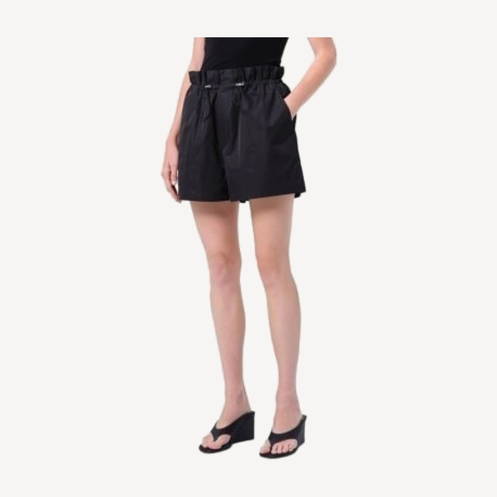 Agolde Lydia Pull On Gathered Shorts