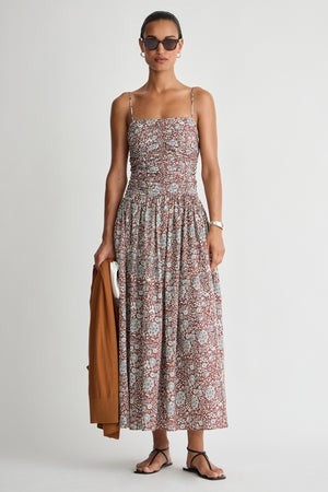 Jana Ruched Bodice Maxi