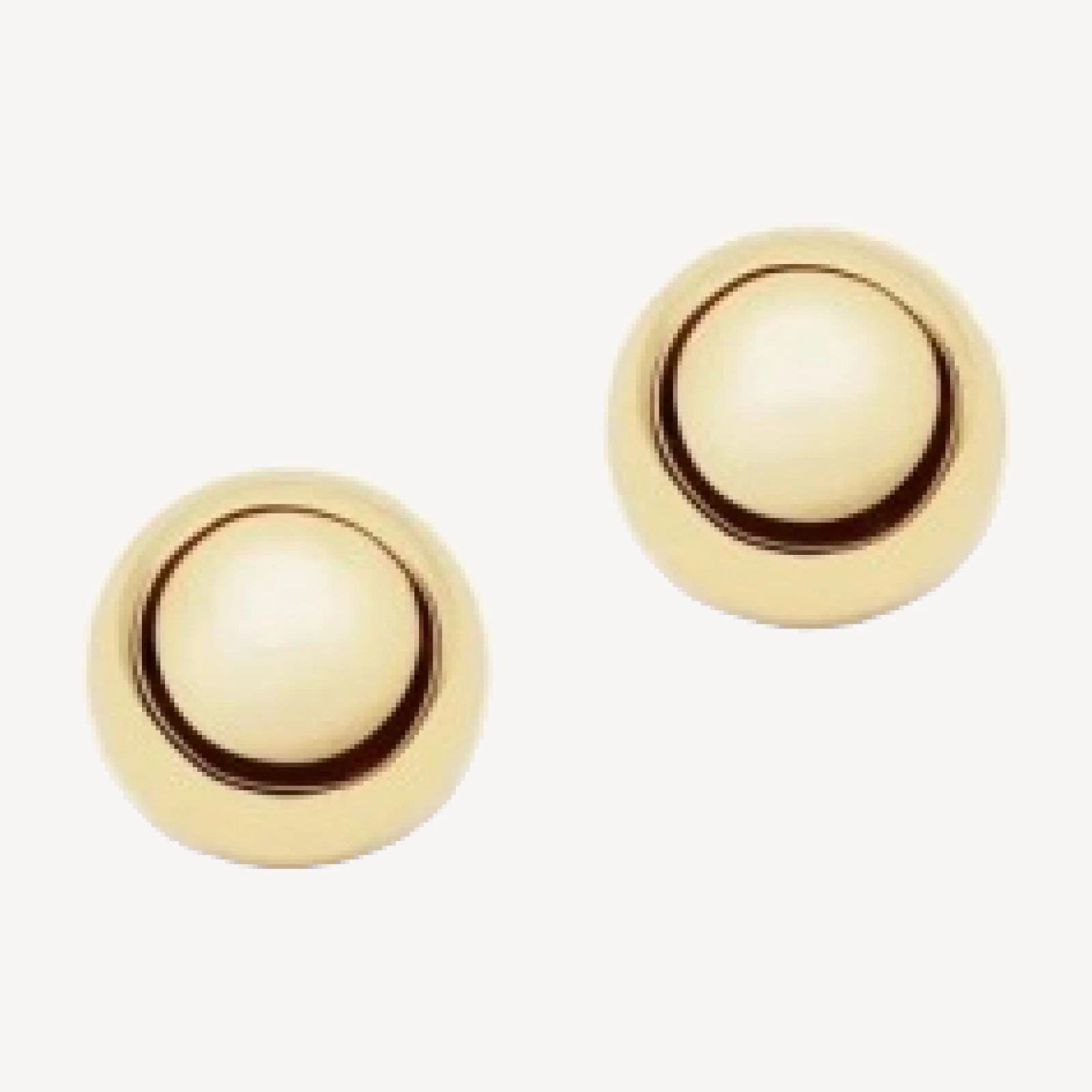 Solid Gold Classic Stud Earrings | 9ct Solid Yellow Gold
