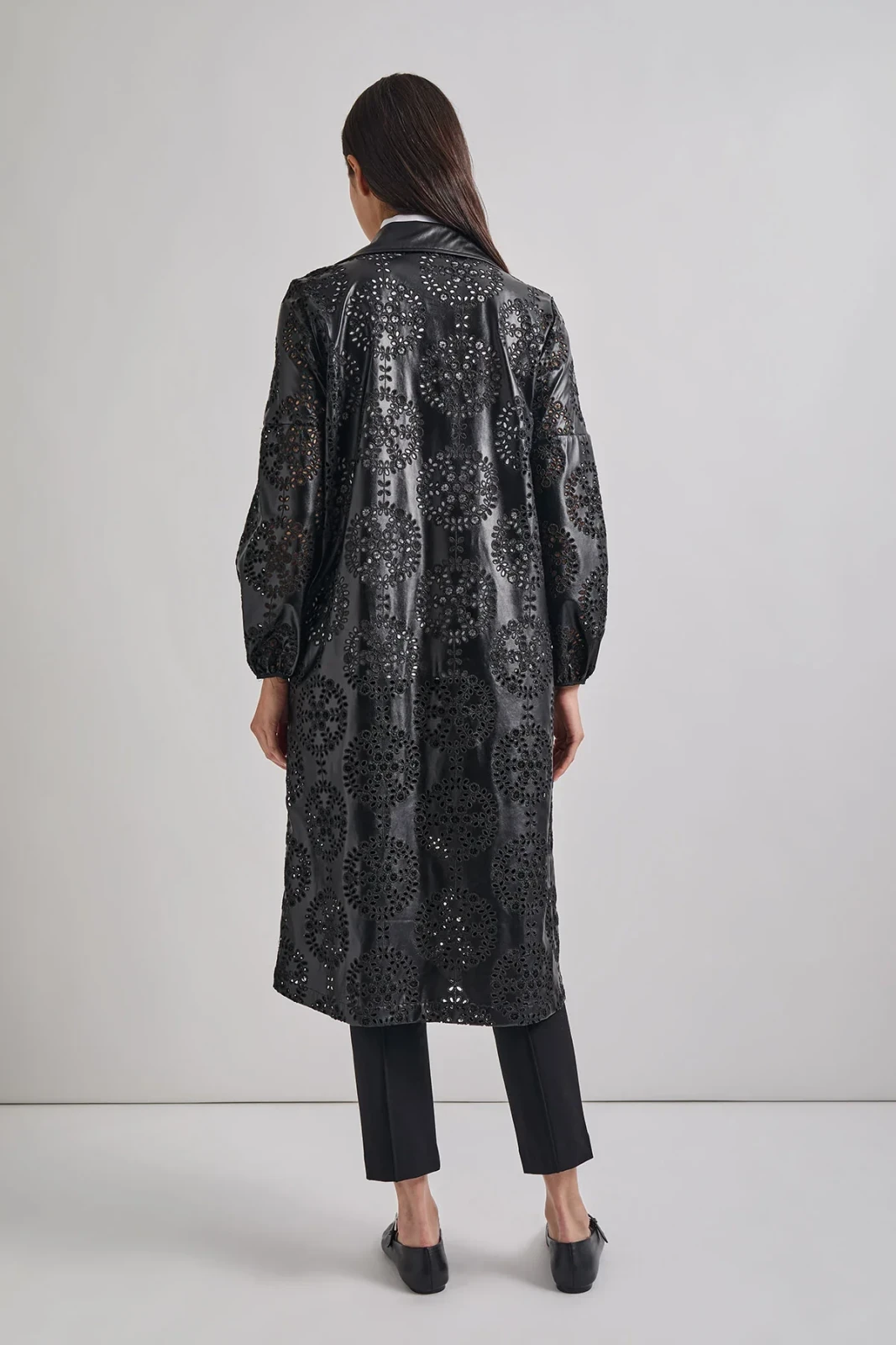 Heritage Fit Open Front Vegan Leather Jacket, photo 5