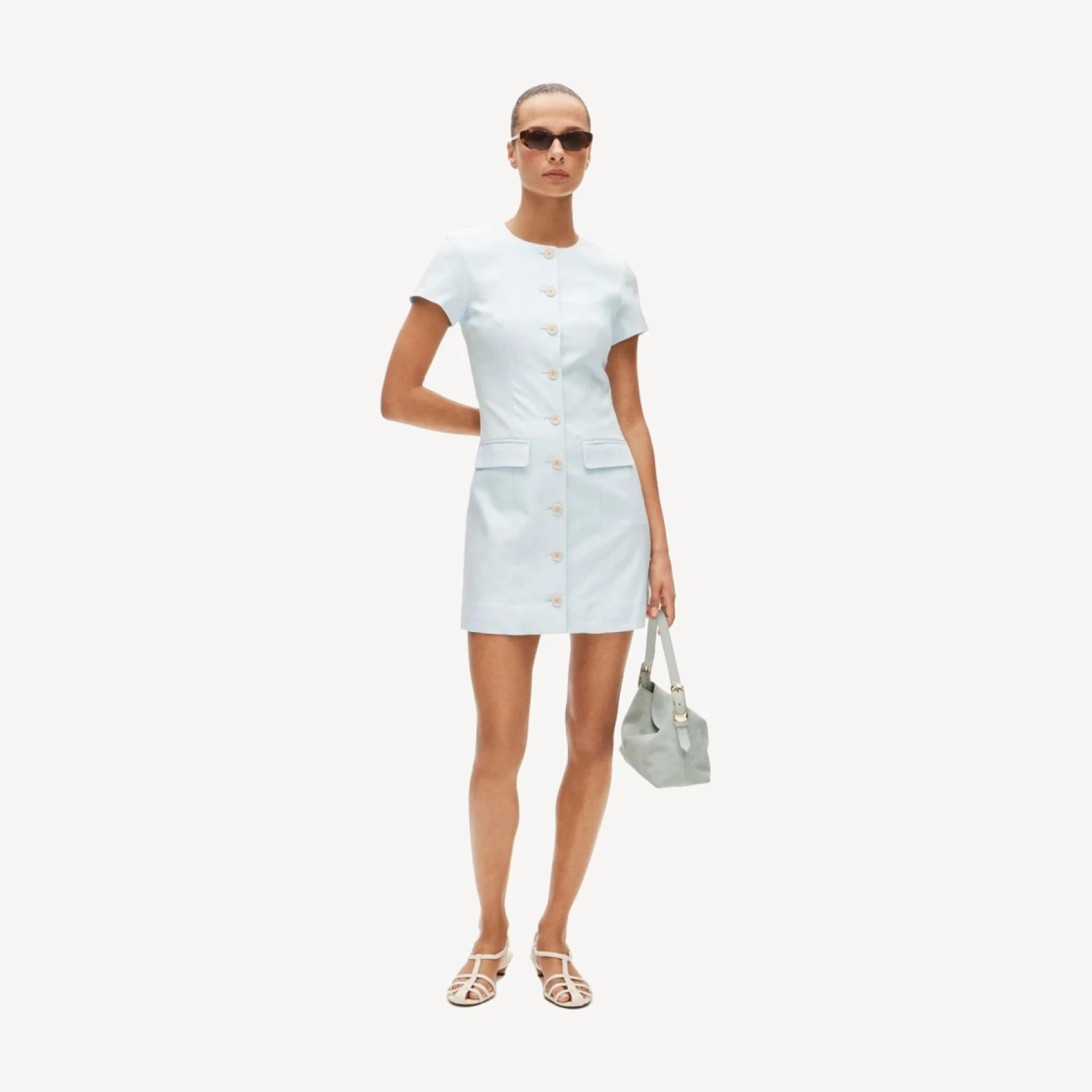 Parc dress in Gramercy linen blend