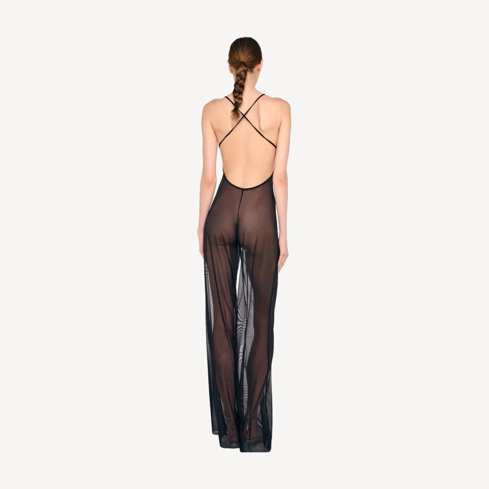 LOW BACK FARA SLIP JUMPSUIT