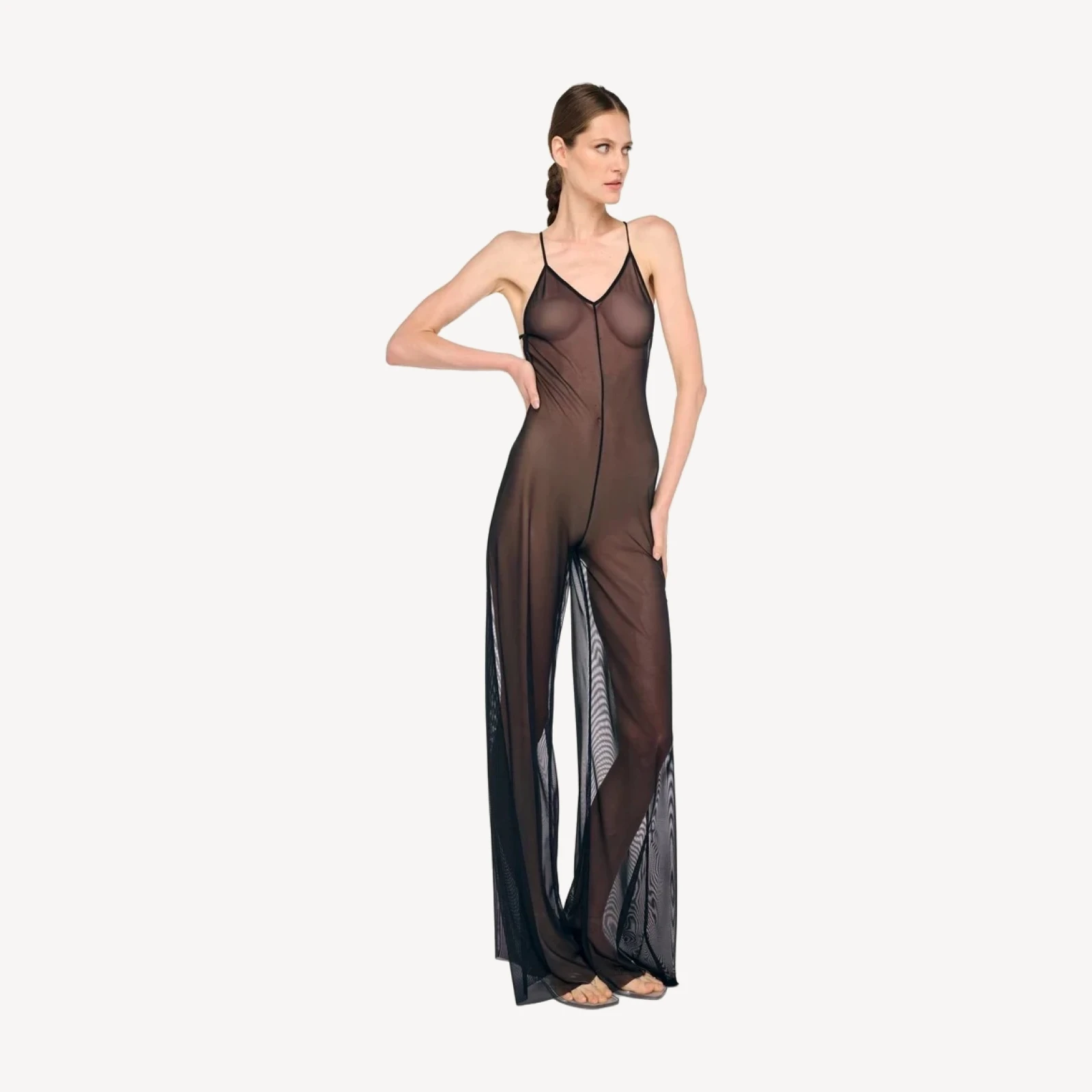 LOW BACK FARA SLIP JUMPSUIT