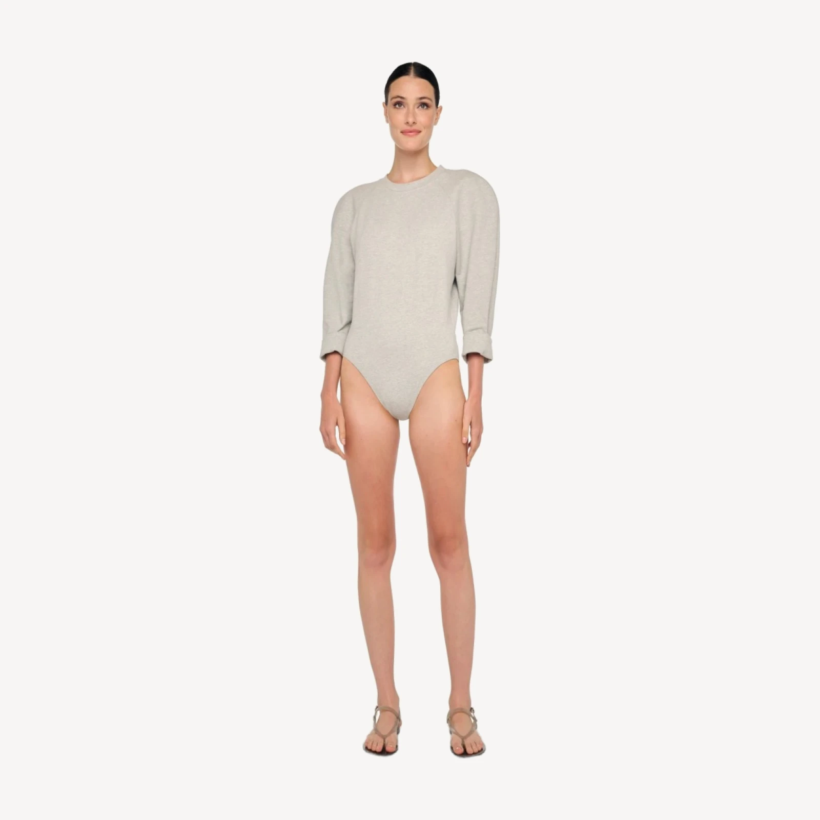 BOMBER 1980S ZIP FRONT BODYSUIT