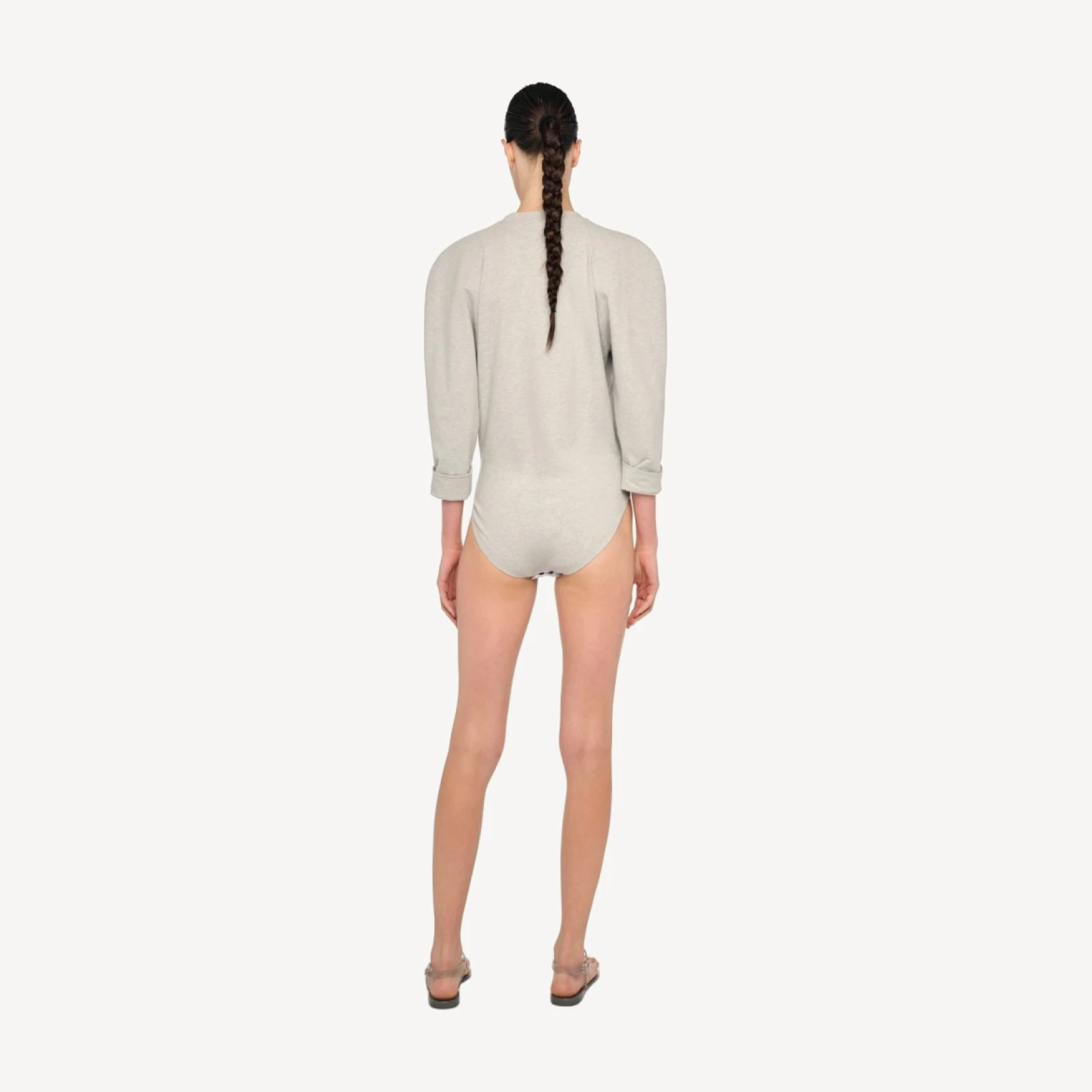 BOMBER 1980S ZIP FRONT BODYSUIT