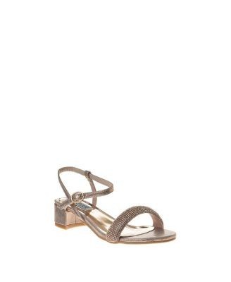 Badgley Mischka Girls' Glamorous Rhinestones Dress Sandals - Little Kid, Big Kid