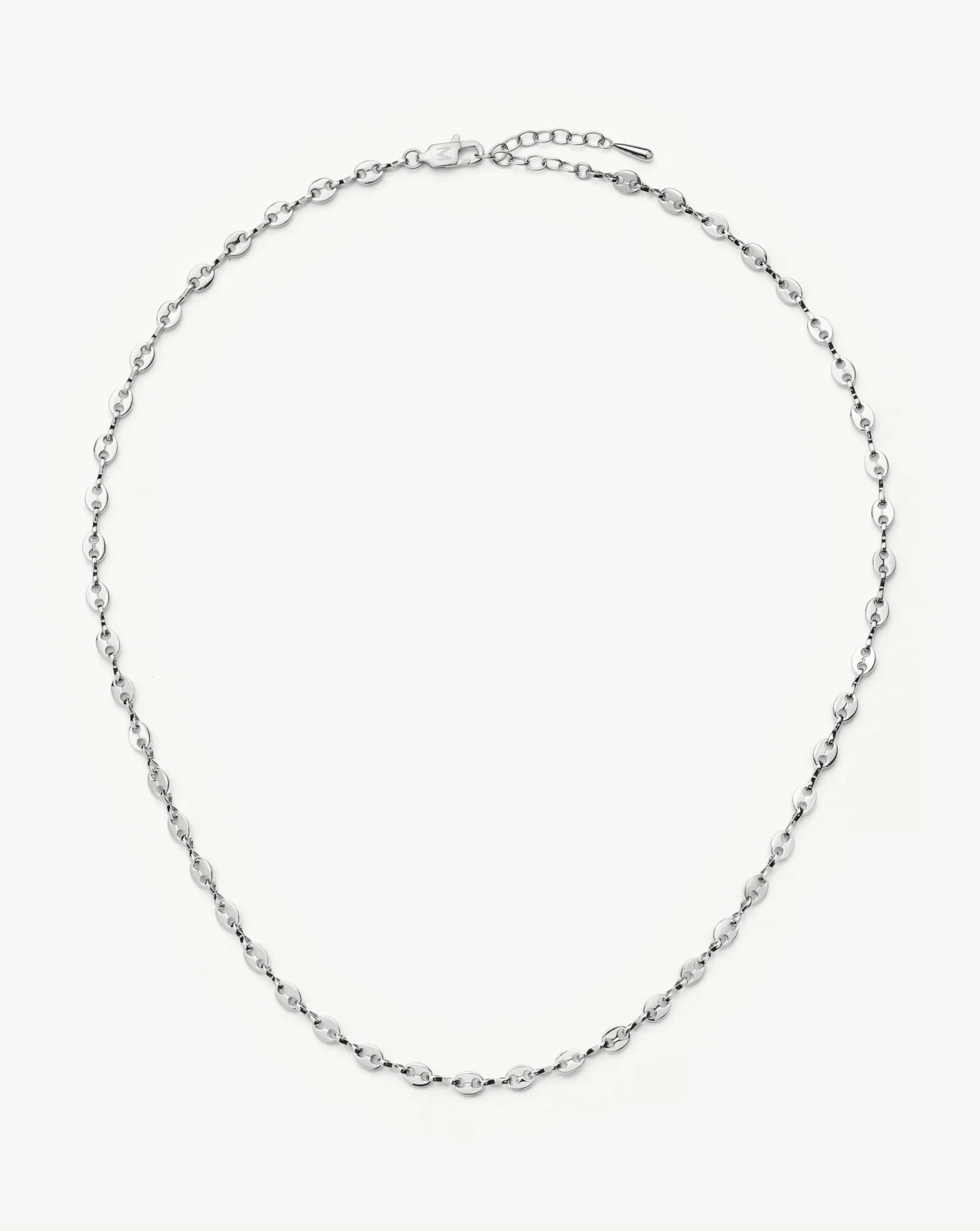 Mini Mariner Chain Necklace | Platinum Plated