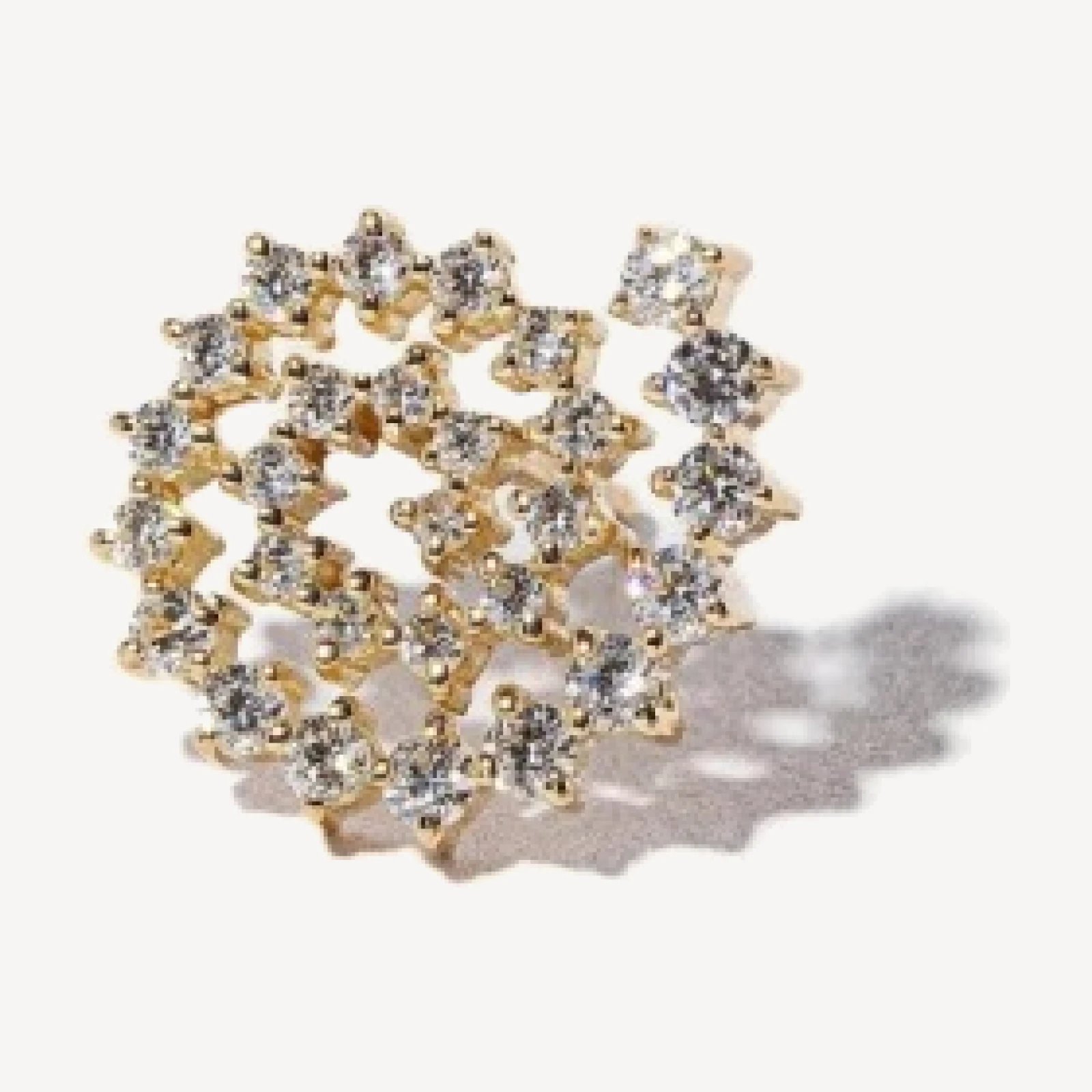 Spiral Stud Earring Single