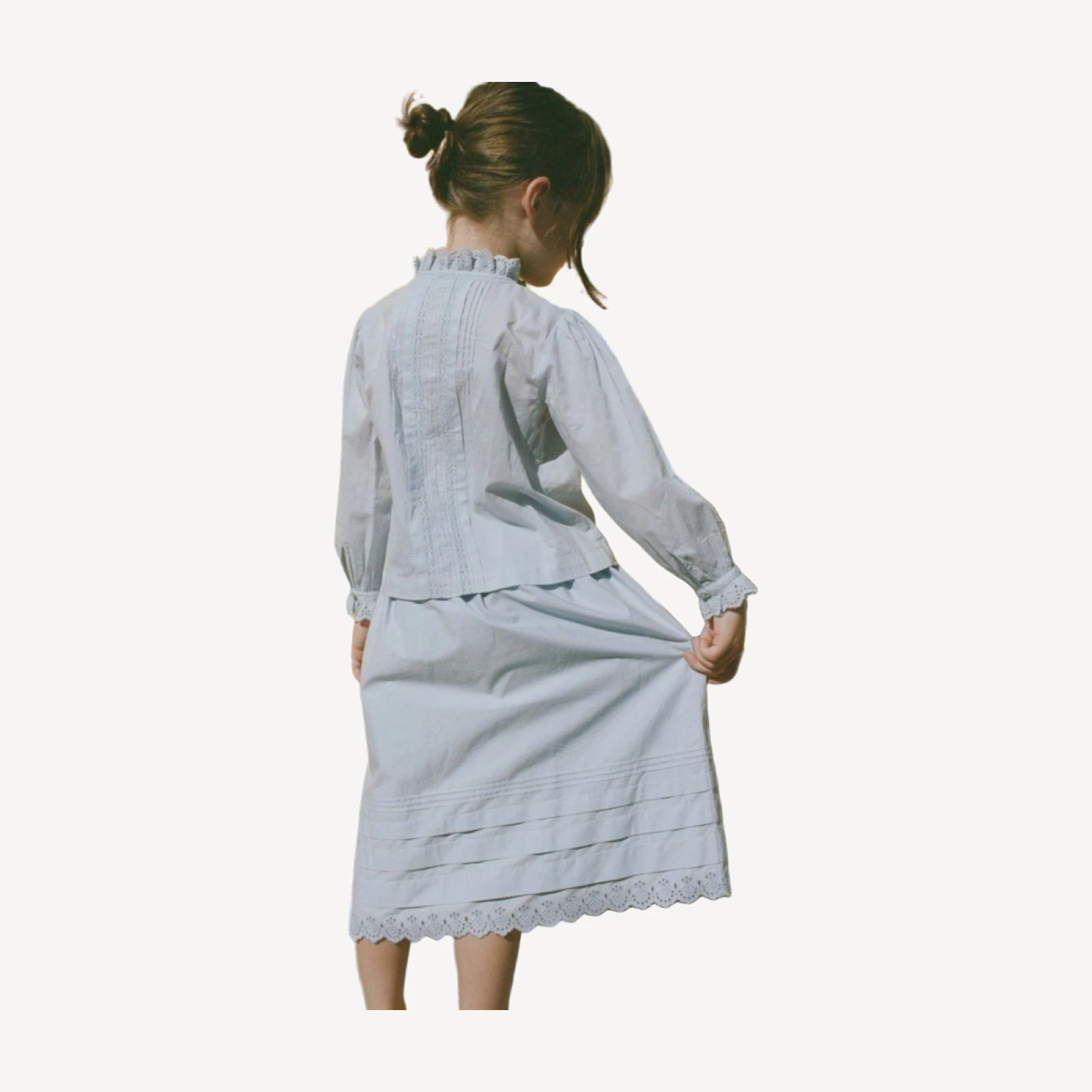 LITTLE SEBASTIANE MIDI SKIRT -- DEWDROP