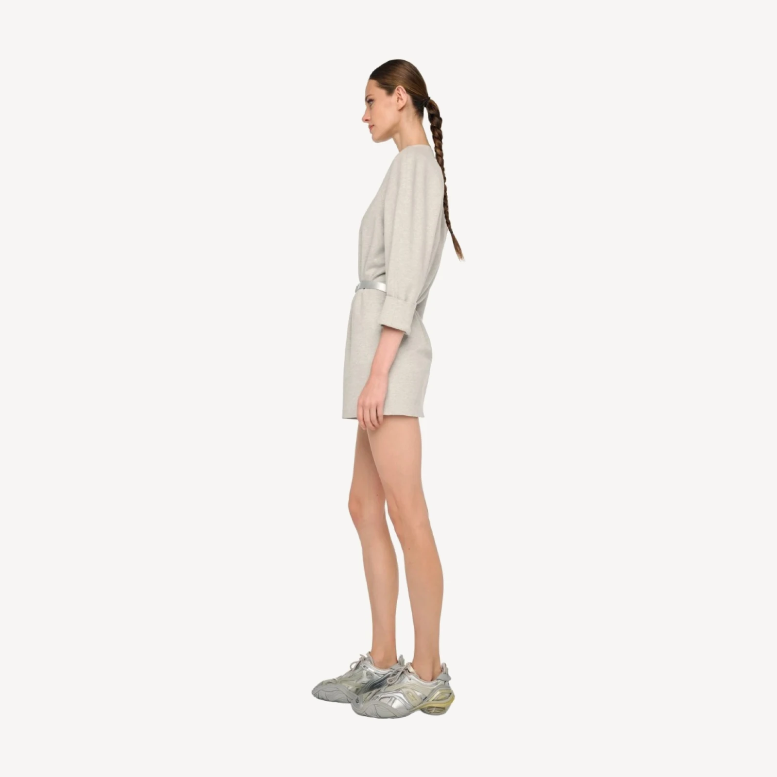 SHORT SLEEVE BOMBER 1980S MINI DRESS