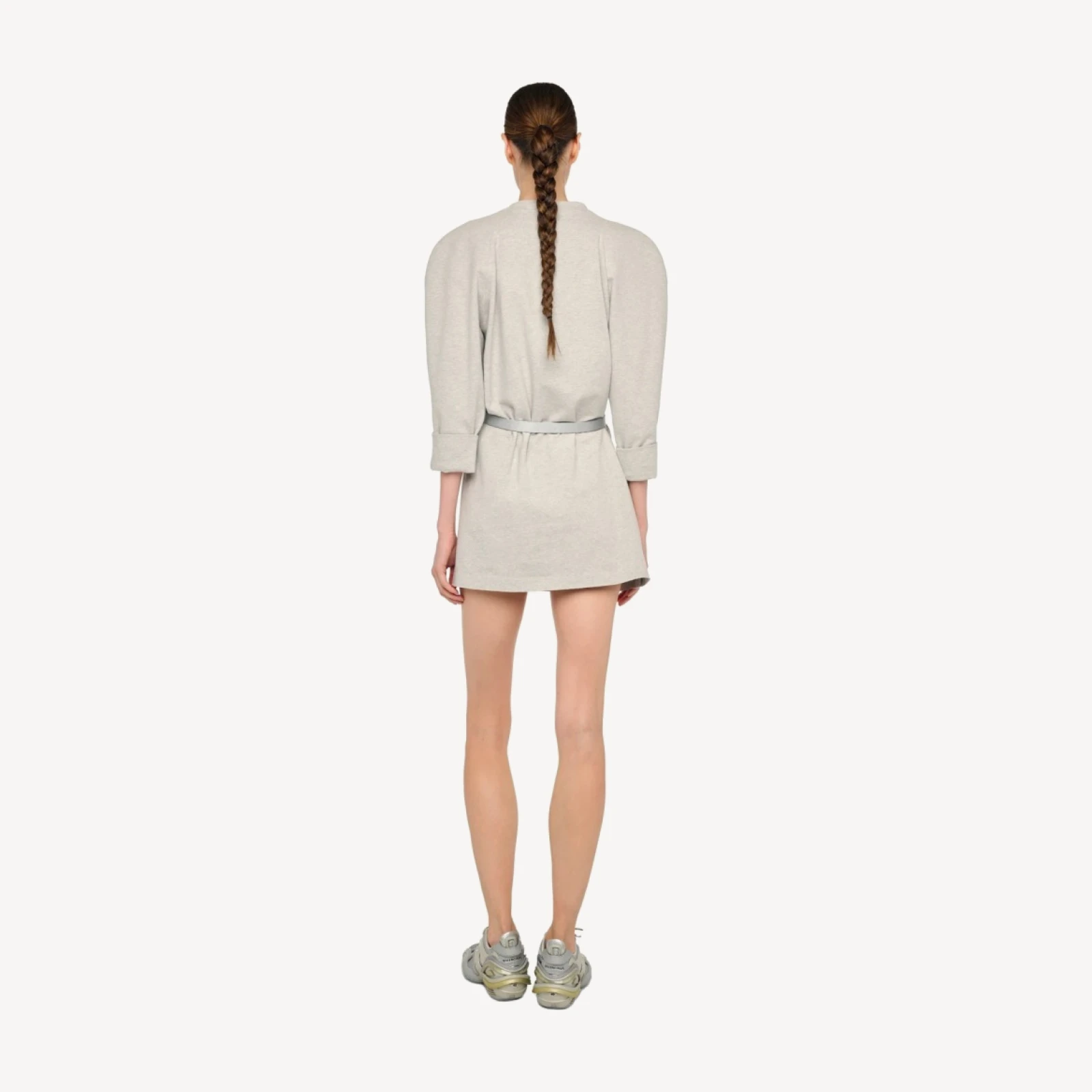 SHORT SLEEVE BOMBER 1980S MINI DRESS