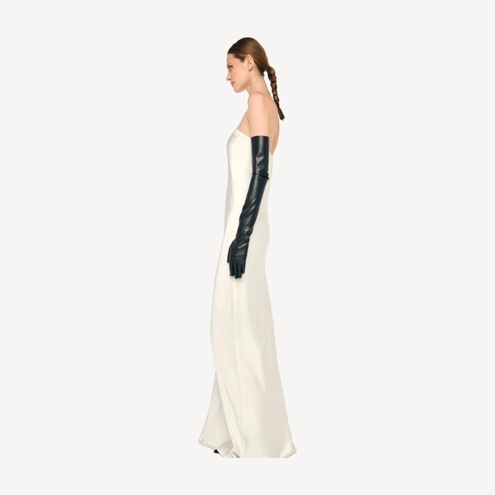 BIAS STRAPLESS GOWN