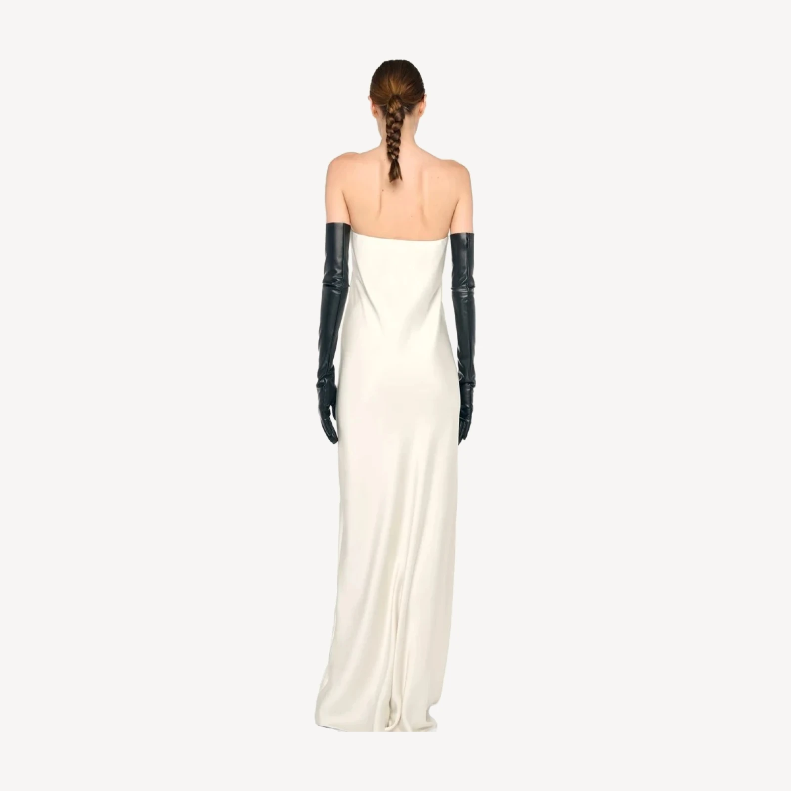 BIAS STRAPLESS GOWN