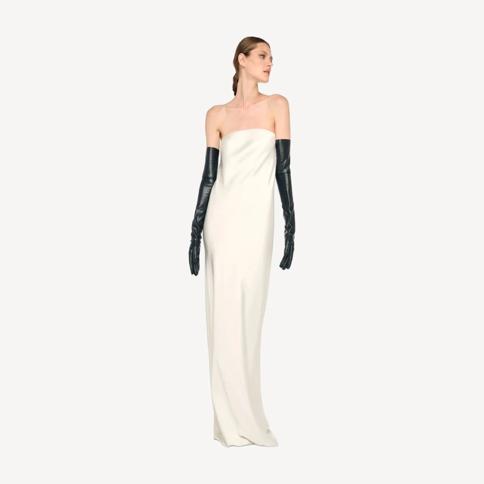BIAS STRAPLESS GOWN