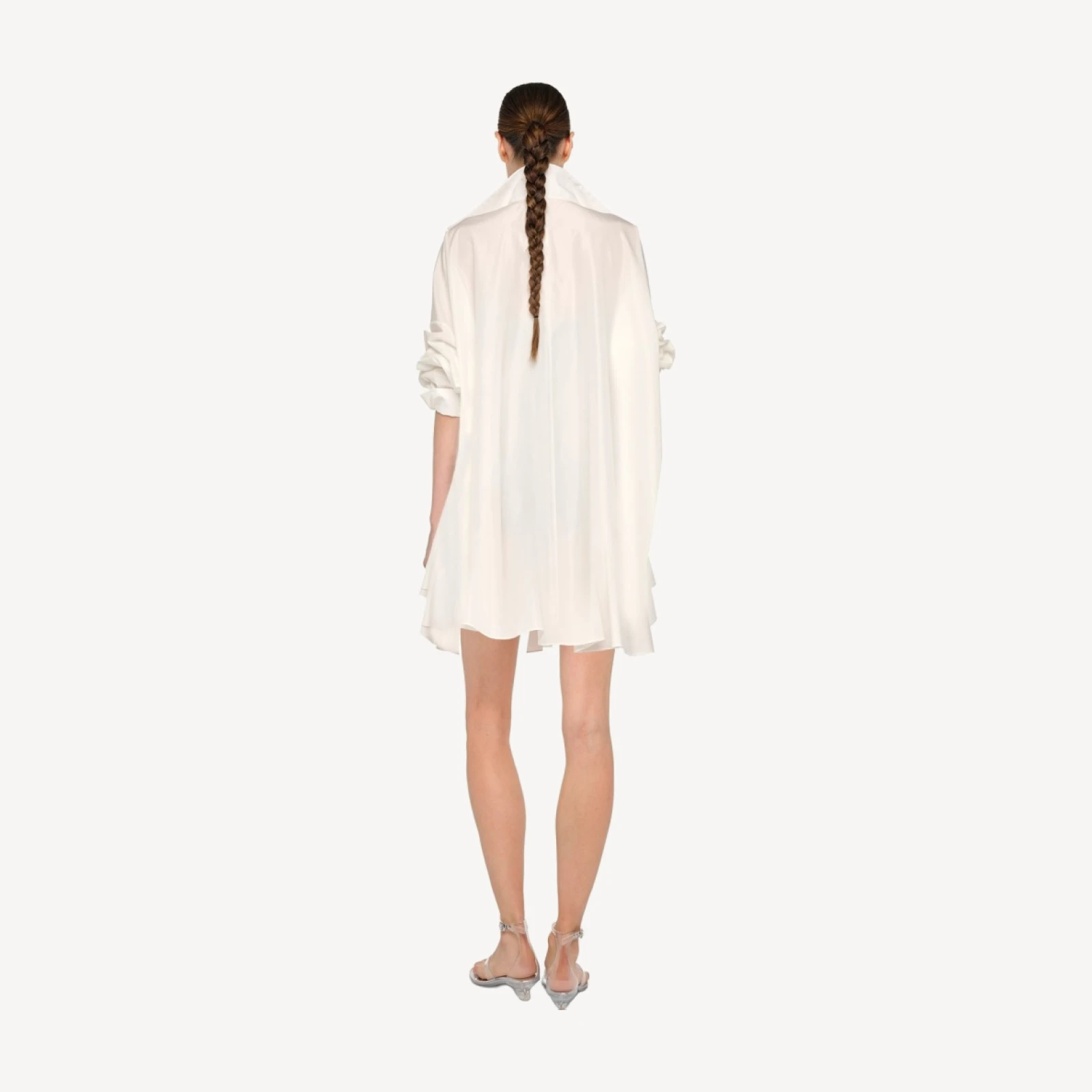SUPER OVERSIZED NK SHIRT DRESS OPEN