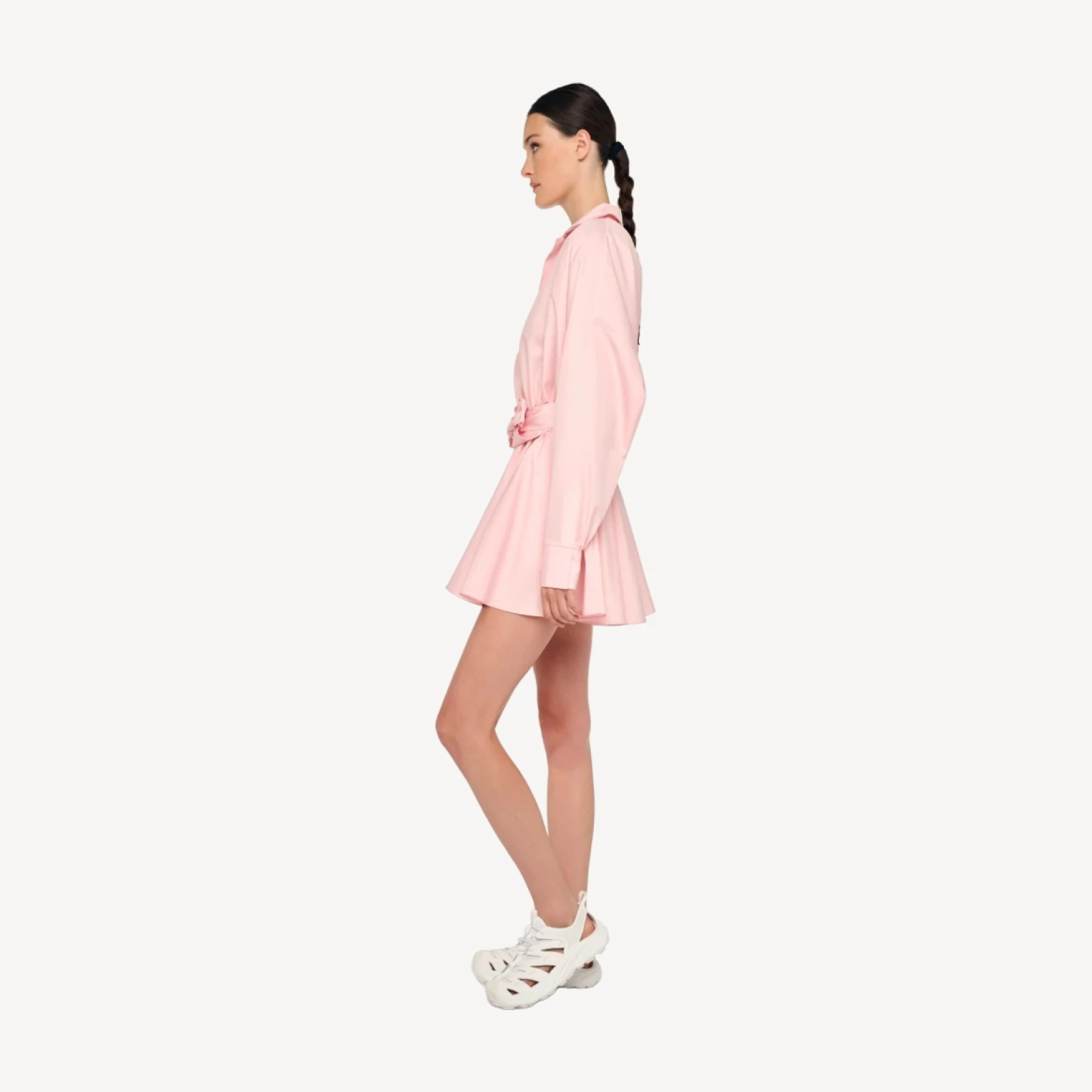 OVERSIZED NK FLARED MINI DRESS