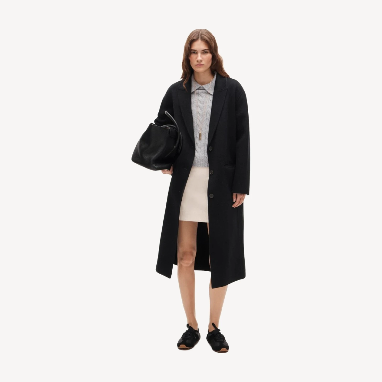 Chiara topcoat in double face