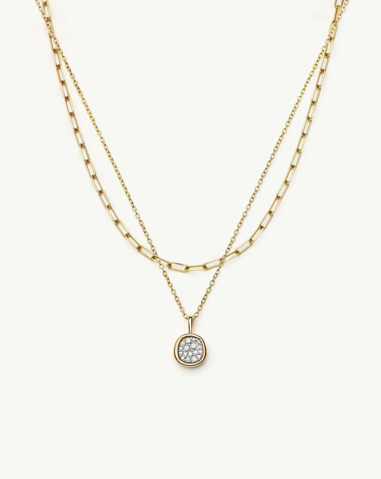 The Treat Yourself Necklace Set | 18ct Gold Plated/Cubic Zirconia