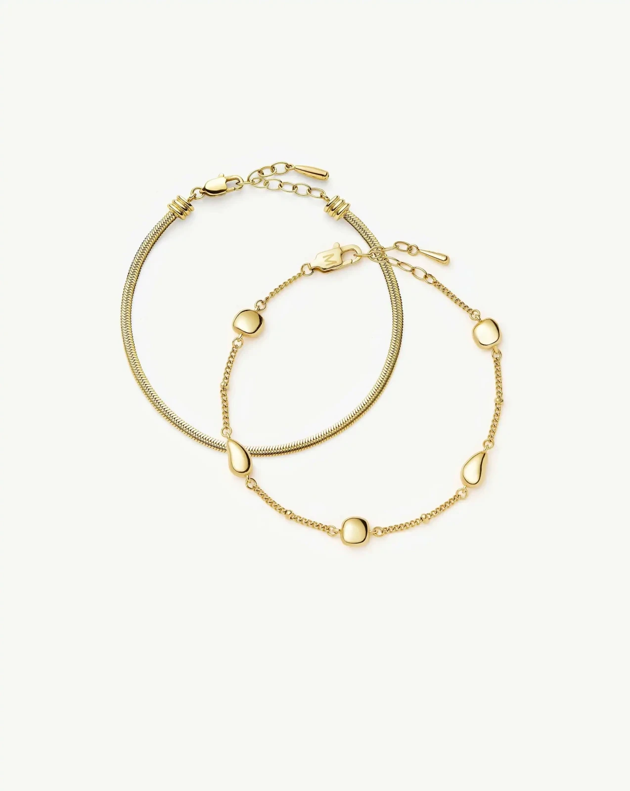 The Add Some Shine Bracelet Set | 18ct Gold Plated