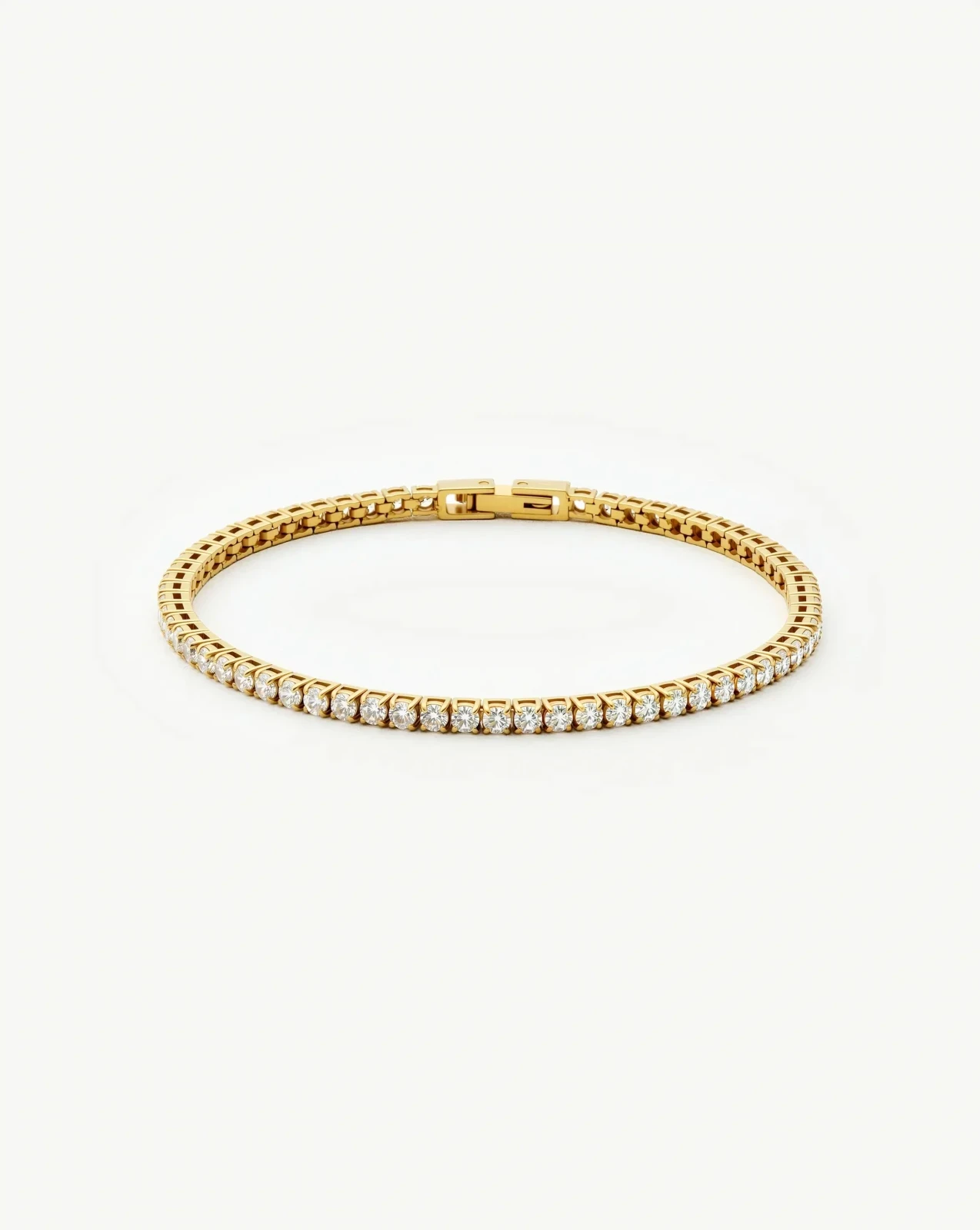 Tennis Everyday Bracelet | 18ct Gold Plated/Cubic Zirconia