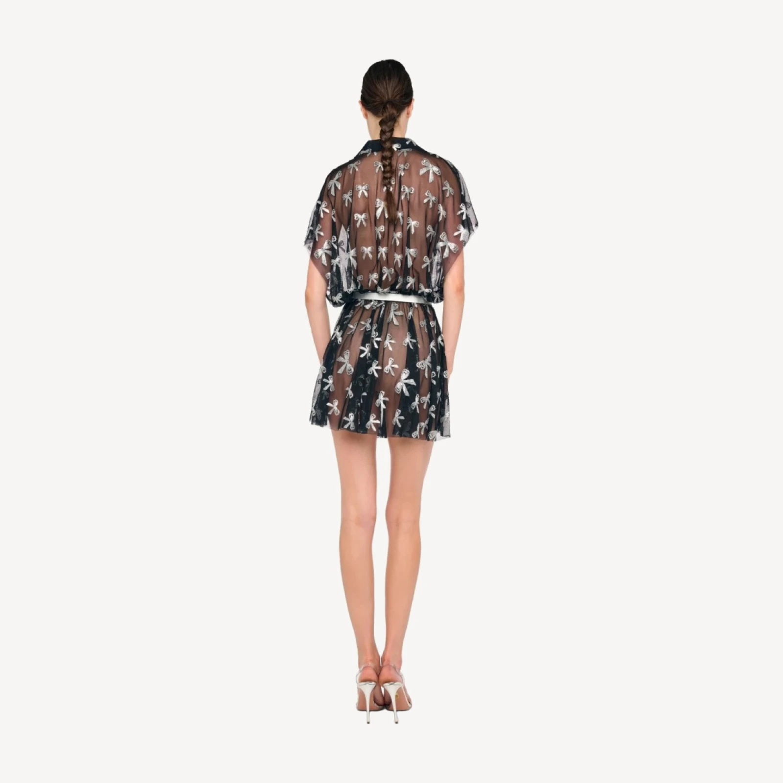 OVERSIZED NK FLARED MINI DRESS