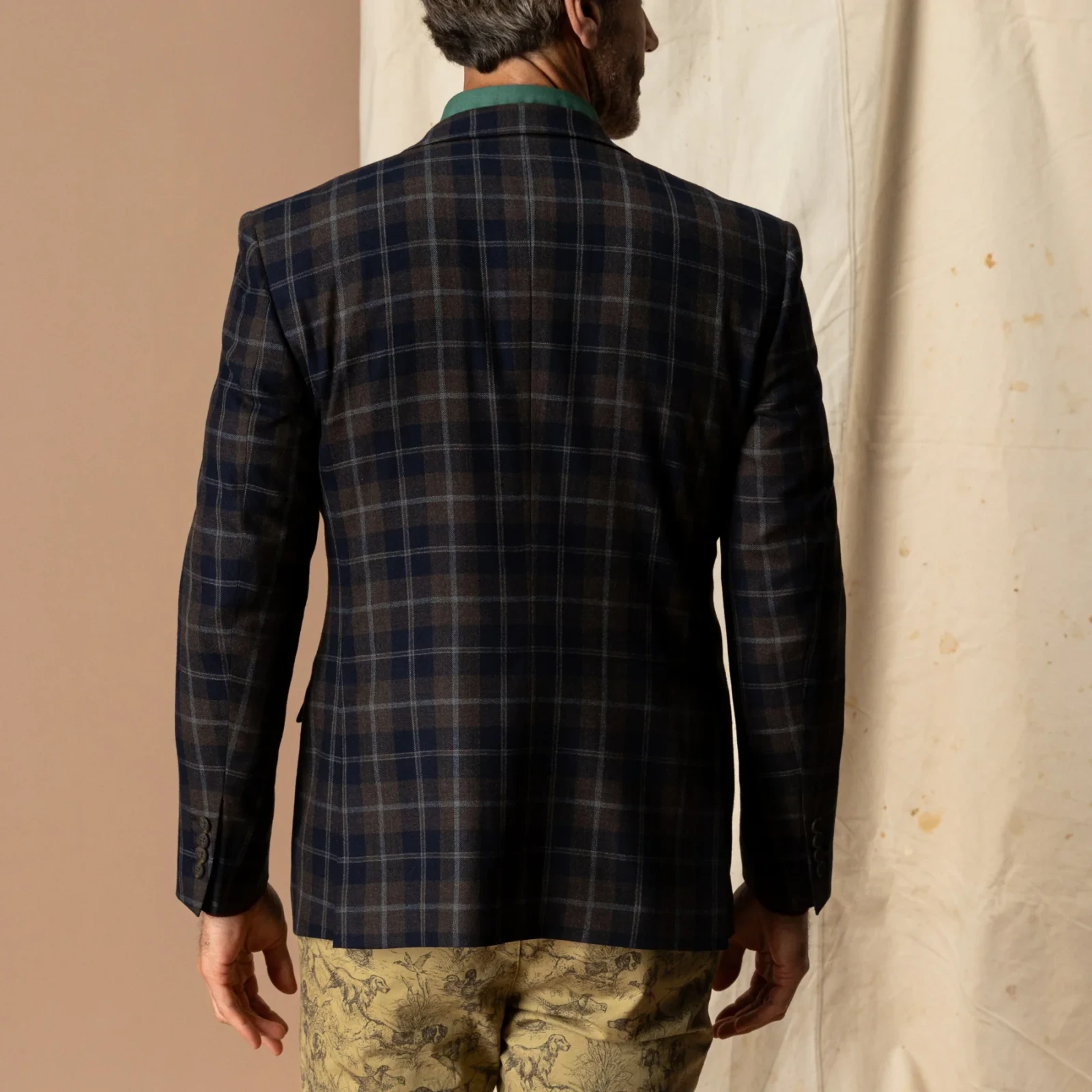 Sutherland Plaid Sport Coat - Coming Soon - Deep Navy, photo 3