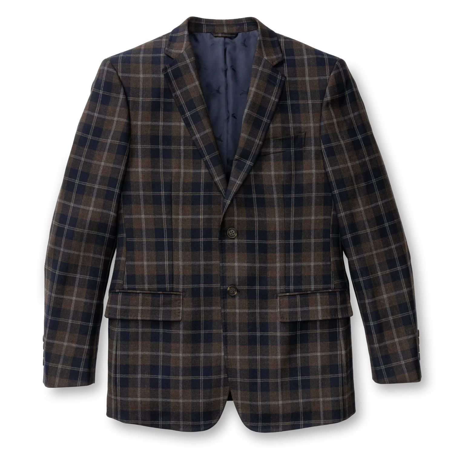 Sutherland Plaid Sport Coat - Coming Soon - Deep Navy, photo 4