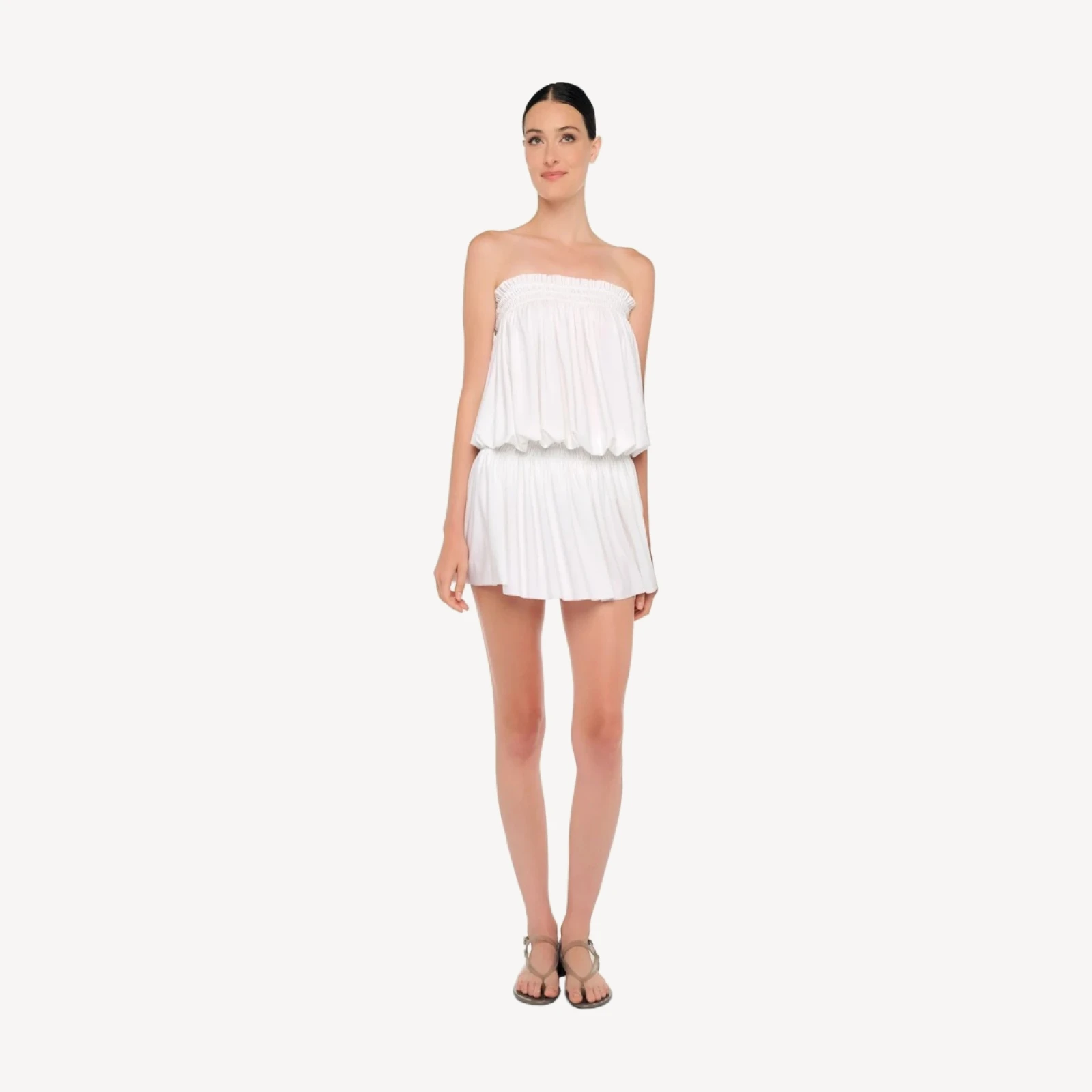 STRAPLESS PEASANT BODYSUIT