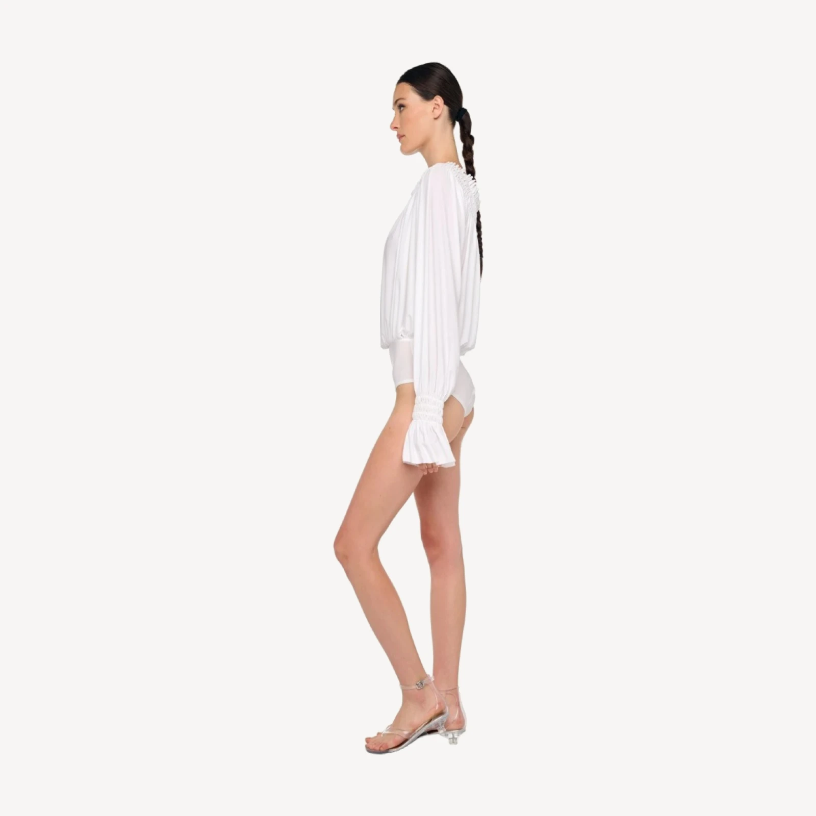 LONG SLEEVE PEASANT BODYSUIT