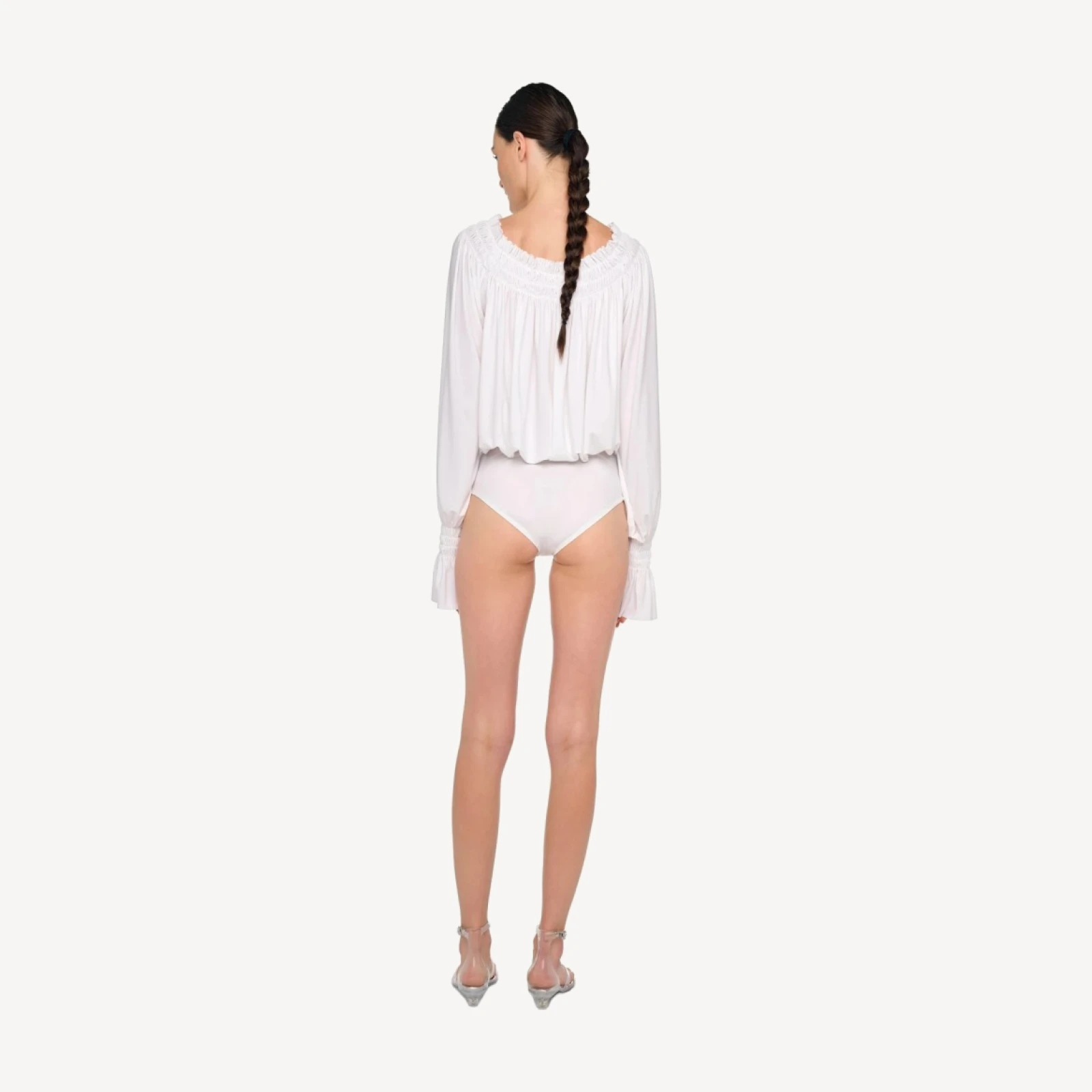 LONG SLEEVE PEASANT BODYSUIT