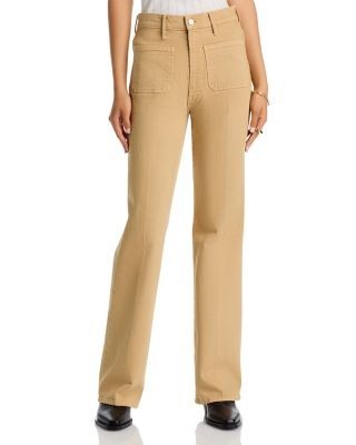 Mother High Rise Patch Pocket Bookie Sneak Jeans in The Devil May Care