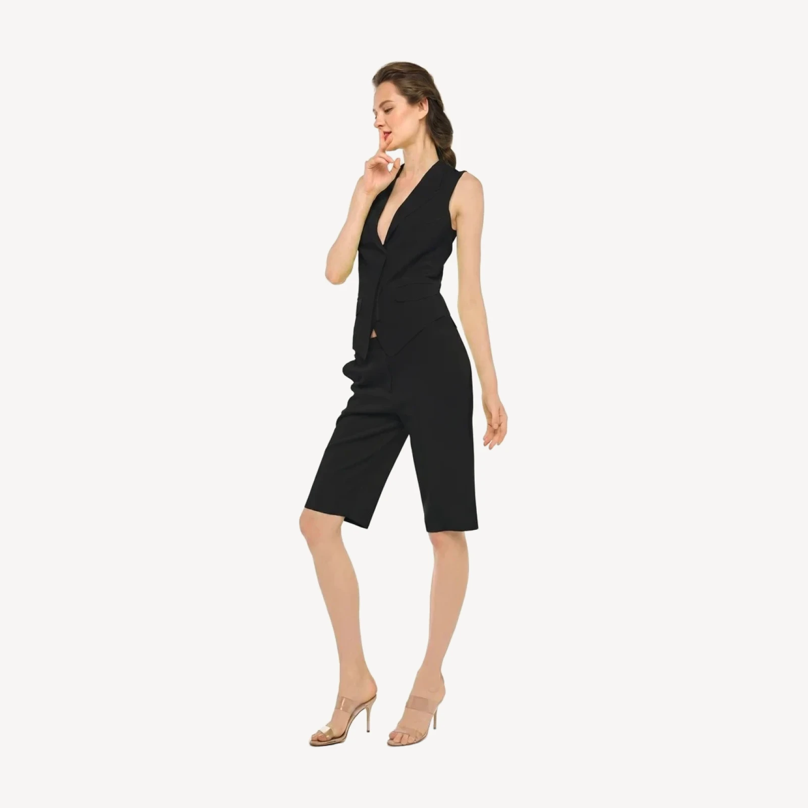 FLAT FRONT BERMUDA SHORT