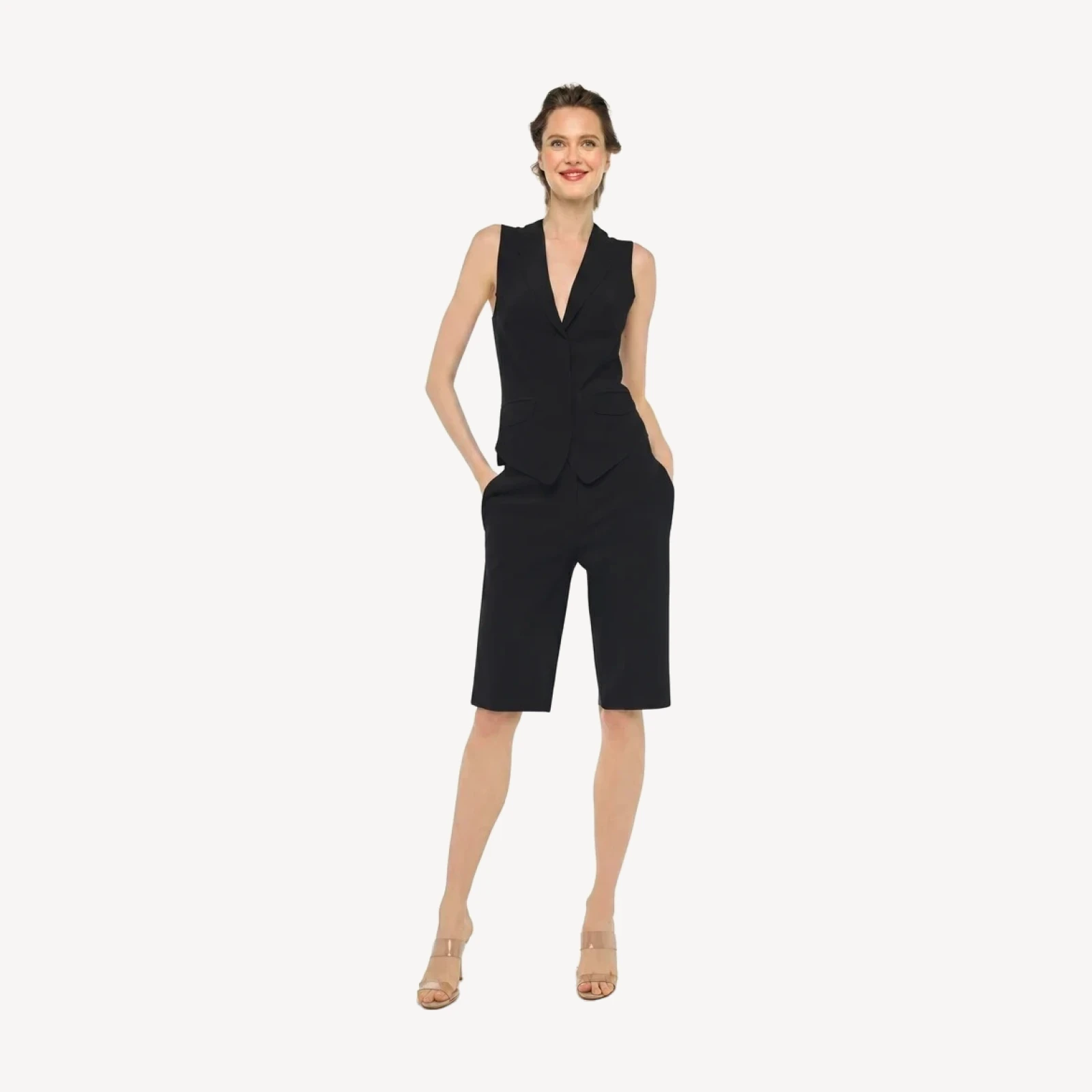 FLAT FRONT BERMUDA SHORT