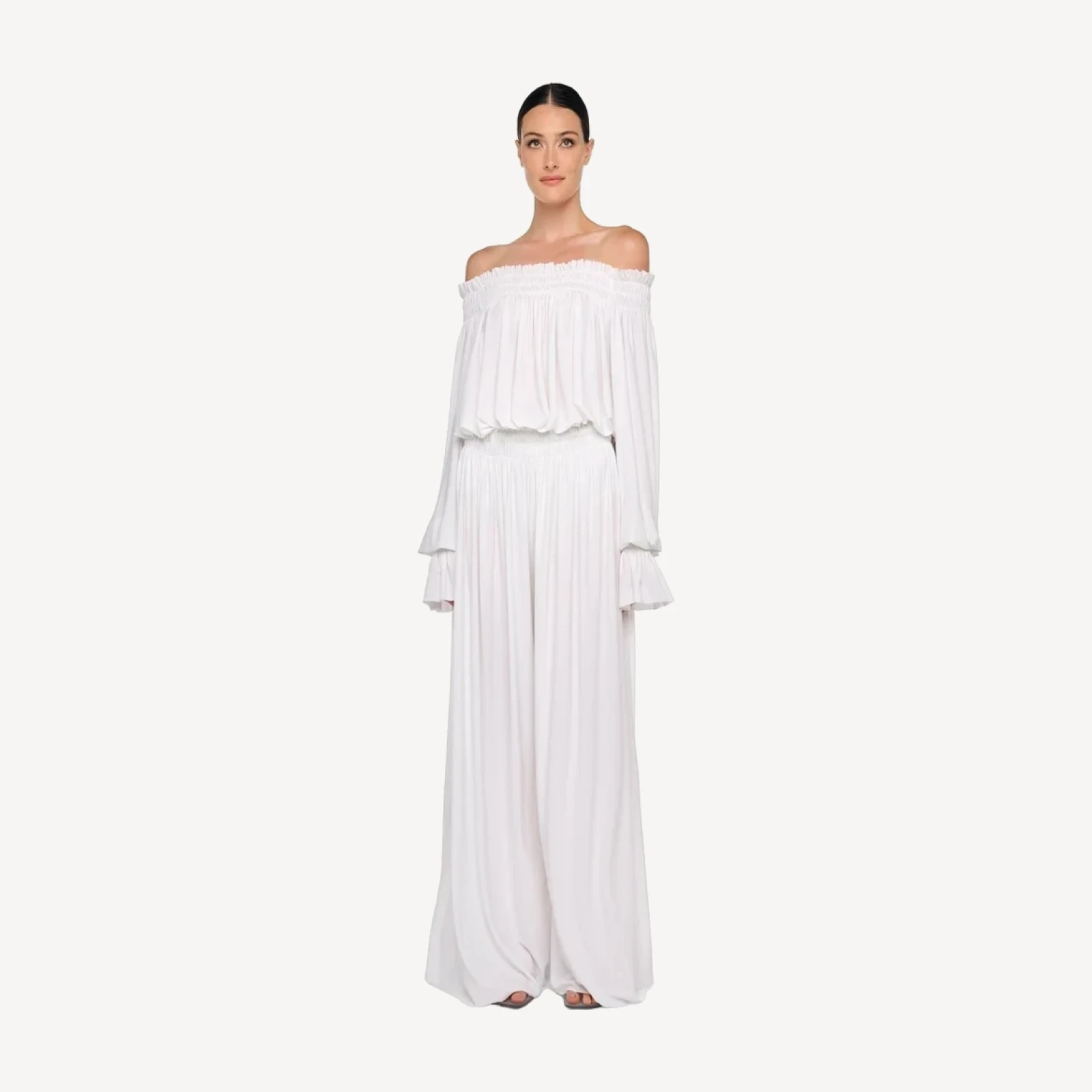 WIDE LEG PEASANT PANT