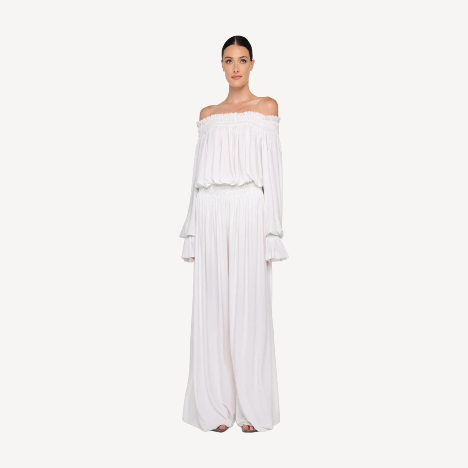 WIDE LEG PEASANT PANT