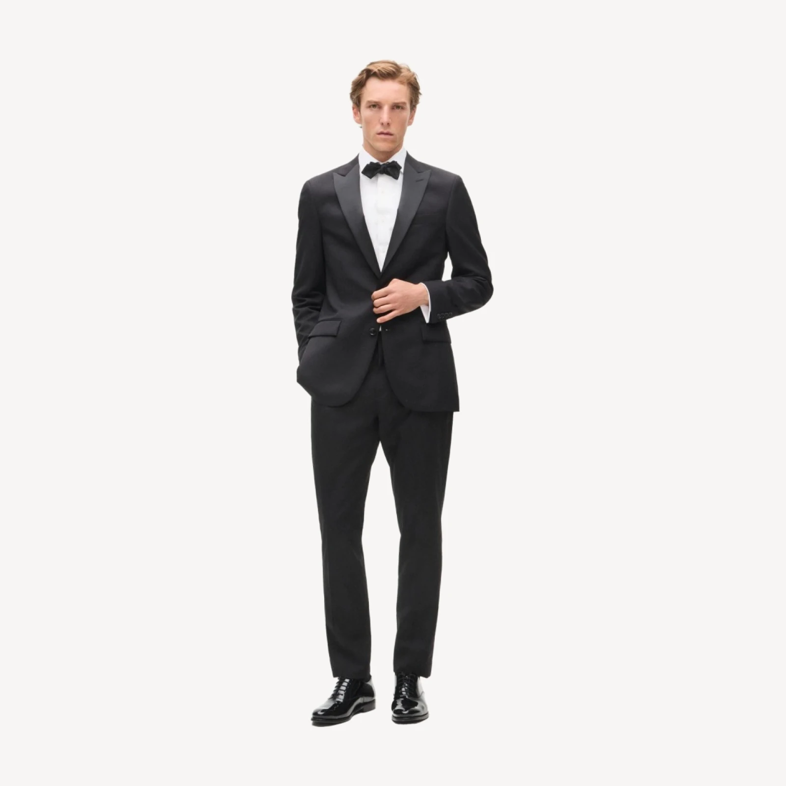 Ludlow Slim-fit tuxedo jacket in Italian wool