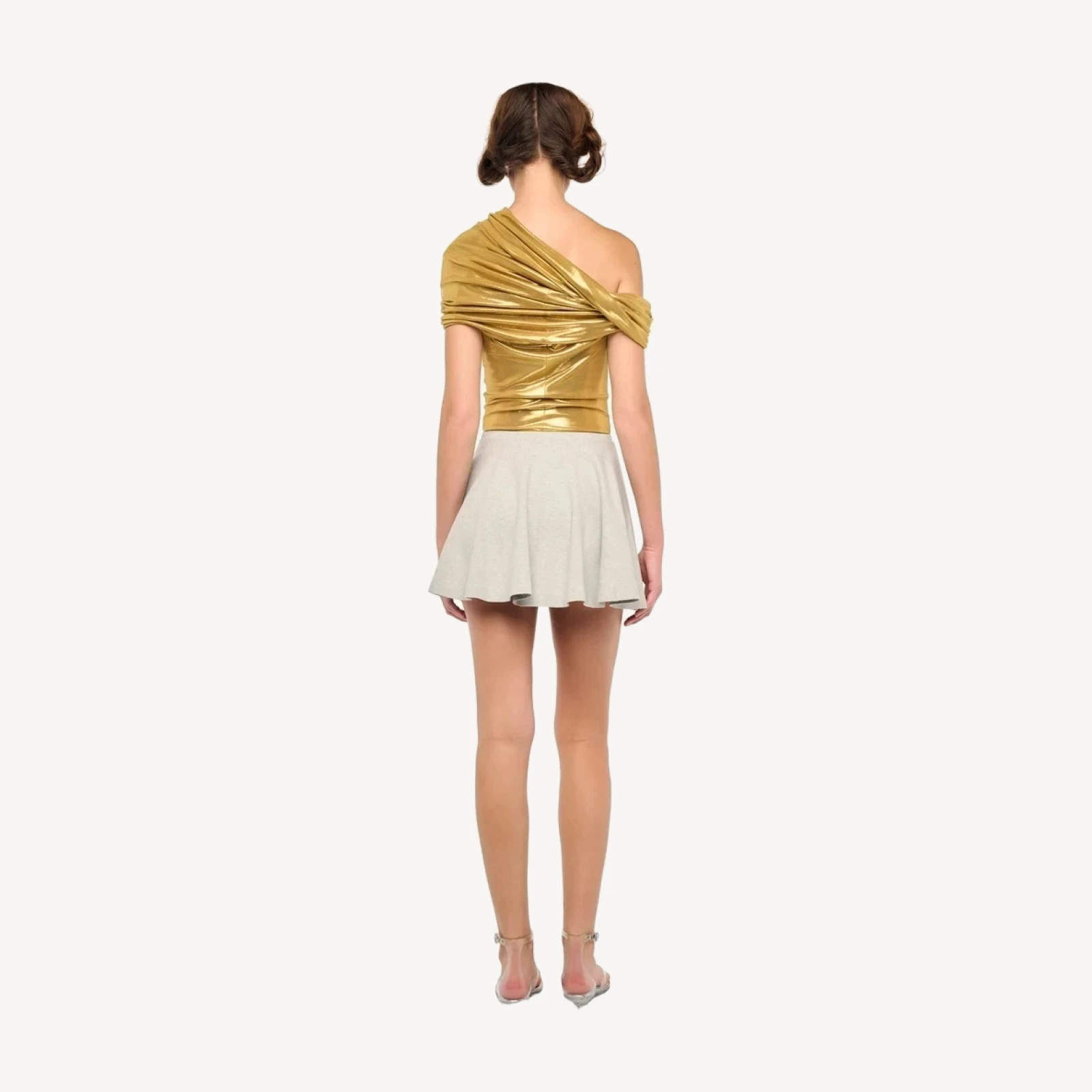 SLEEVELESS COWL NECK BODYSUIT