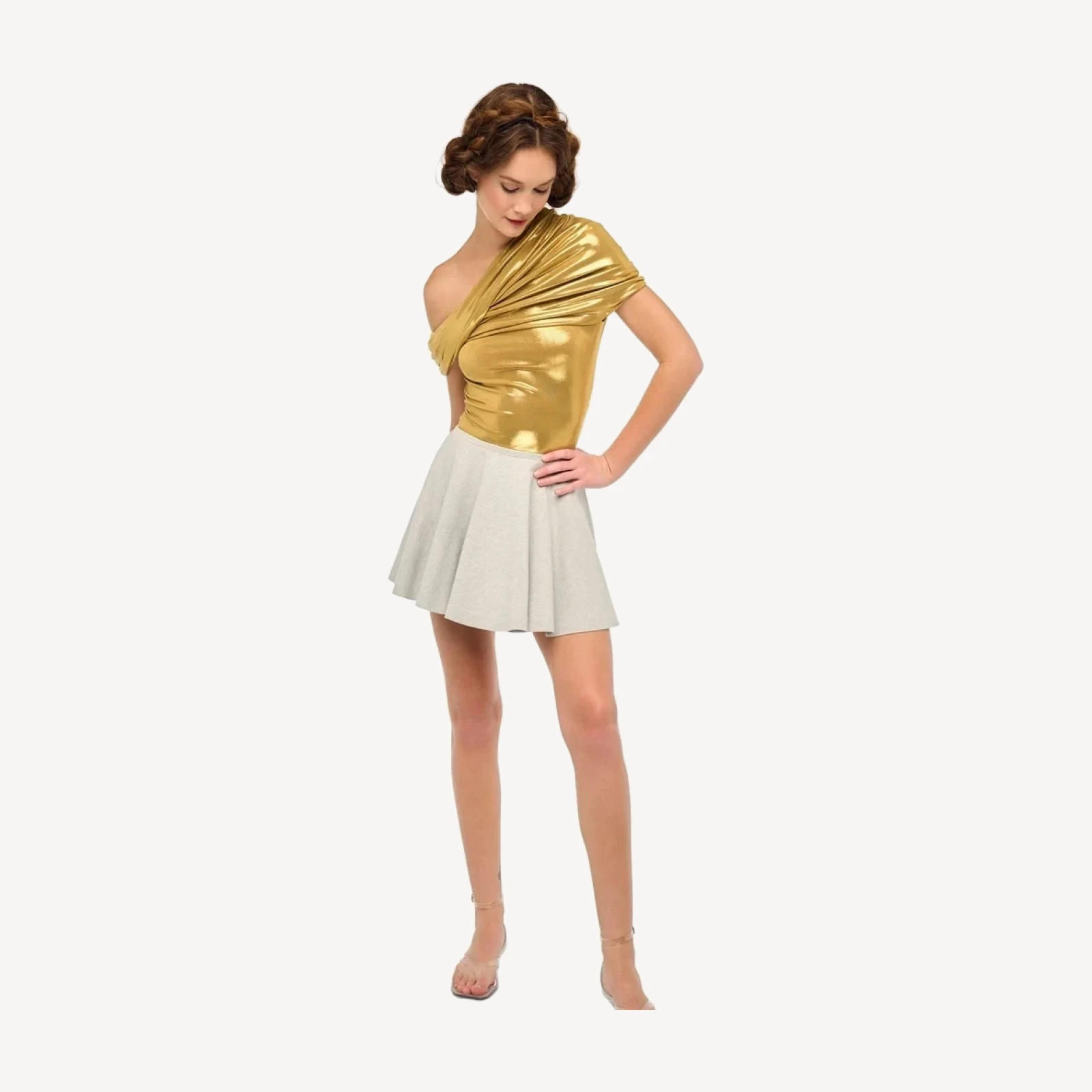 SLEEVELESS COWL NECK BODYSUIT